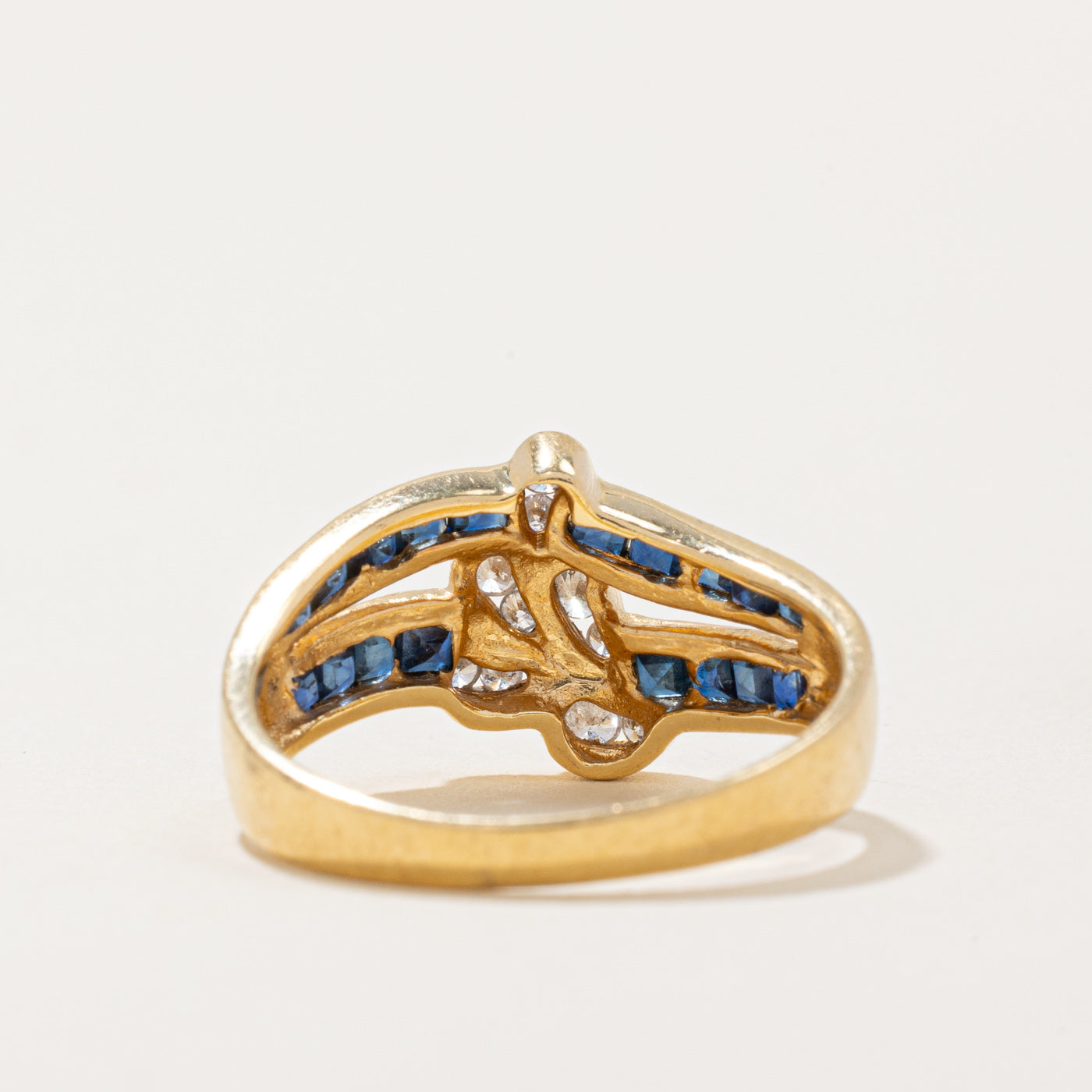 Sapphire & Diamond Ring | 0.26ctw, 0.15ctw | SZ 6.75 |