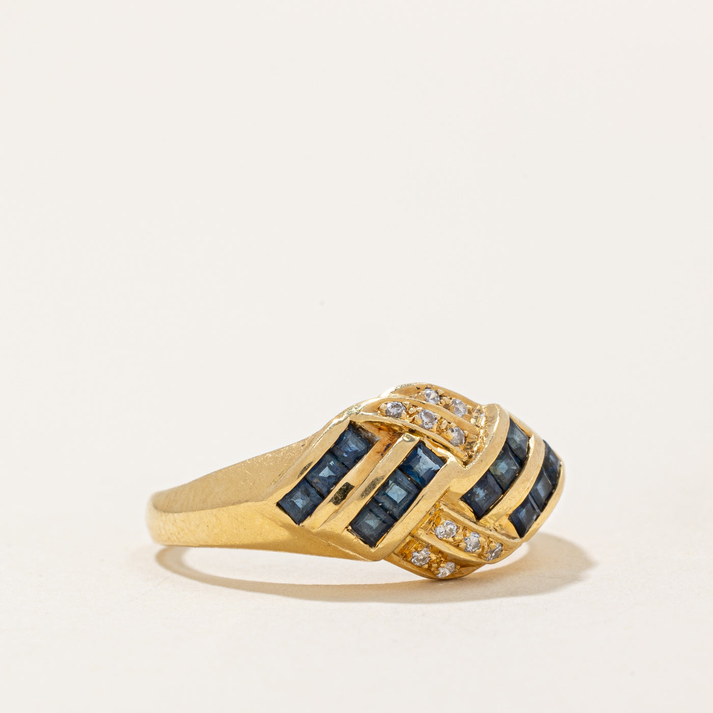 Sapphire & Diamond Ring | 0.50ctw, 0.05ctw | SZ 6.5 |