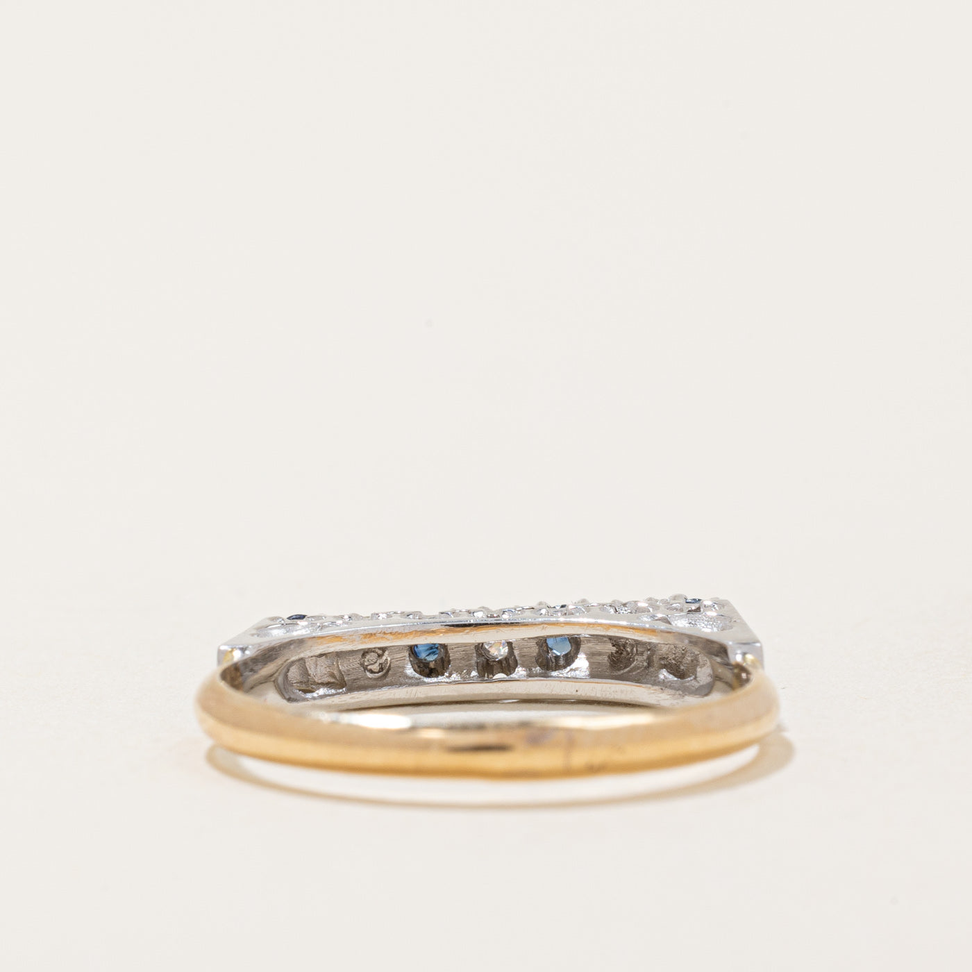 Sapphire & Diamond Ring | 0.09ctw, 0.07ctw | SZ 6 |