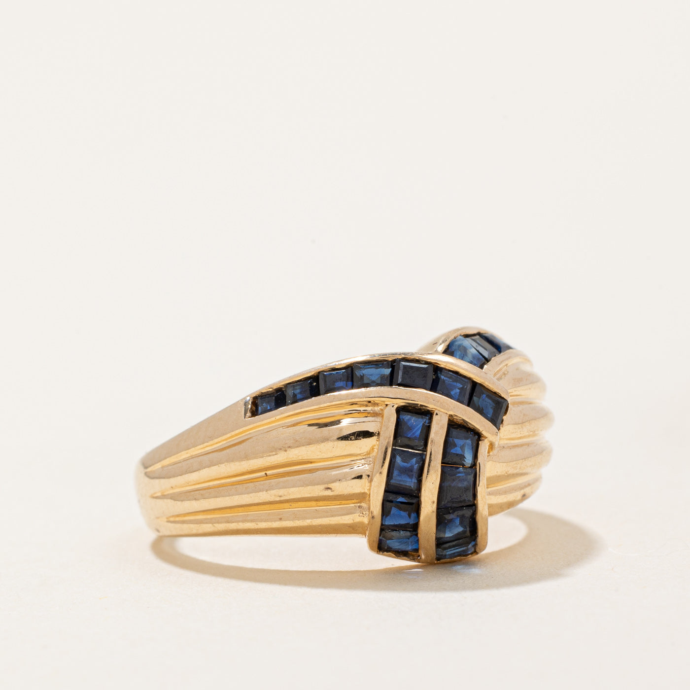 Sapphire Waterfall Ring | 0.75ctw | SZ 5.75 |