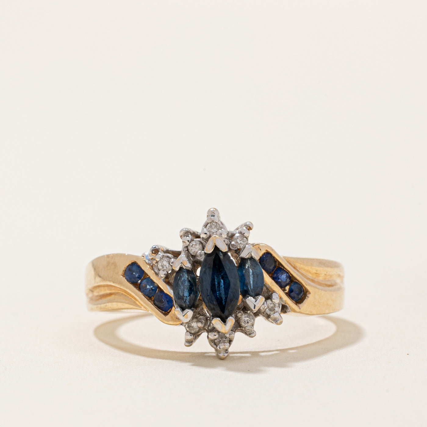 Sapphire & Diamond Ring | 0.25ctw, 0.04ctw | SZ 7.75 |