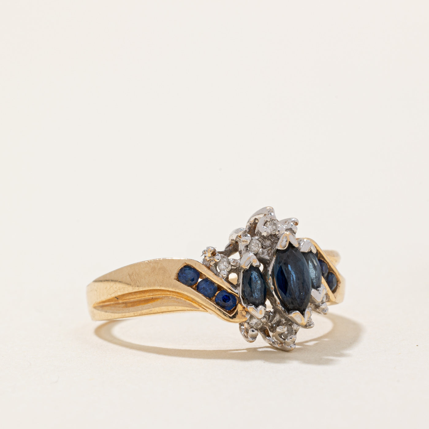 Sapphire & Diamond Ring | 0.25ctw, 0.04ctw | SZ 7.75 |