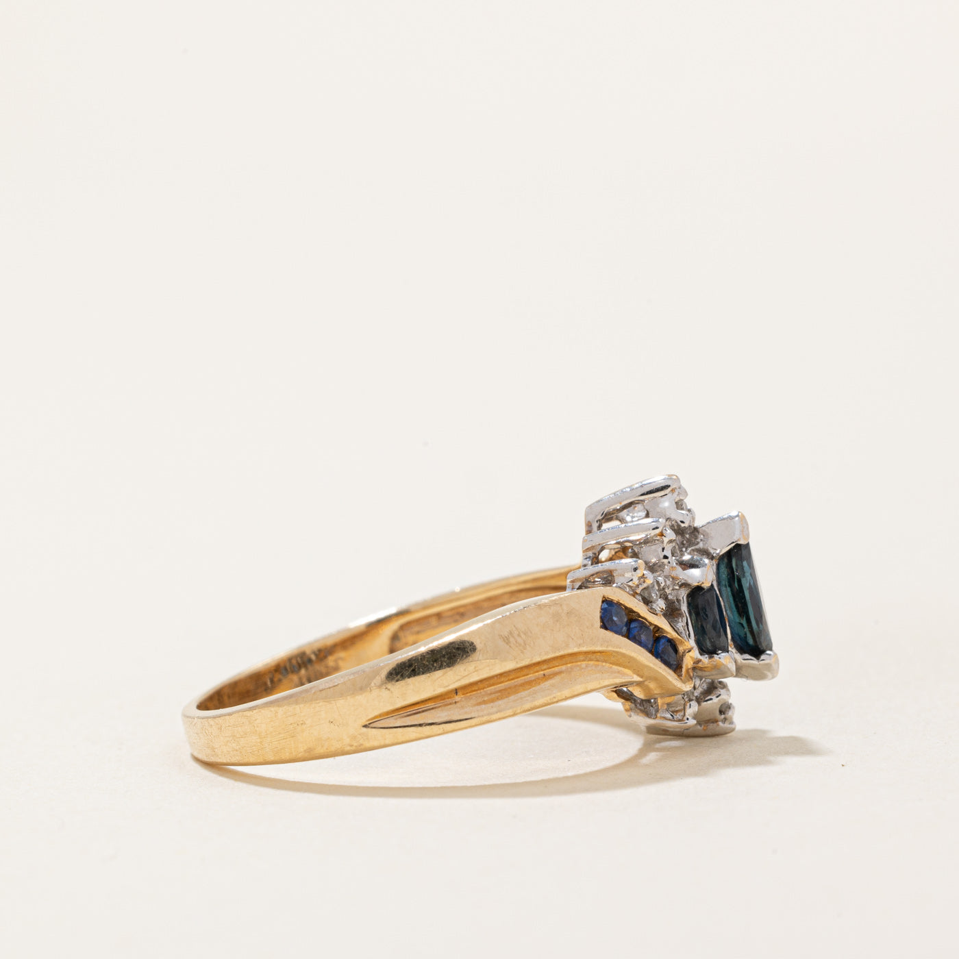 Sapphire & Diamond Ring | 0.25ctw, 0.04ctw | SZ 7.75 |