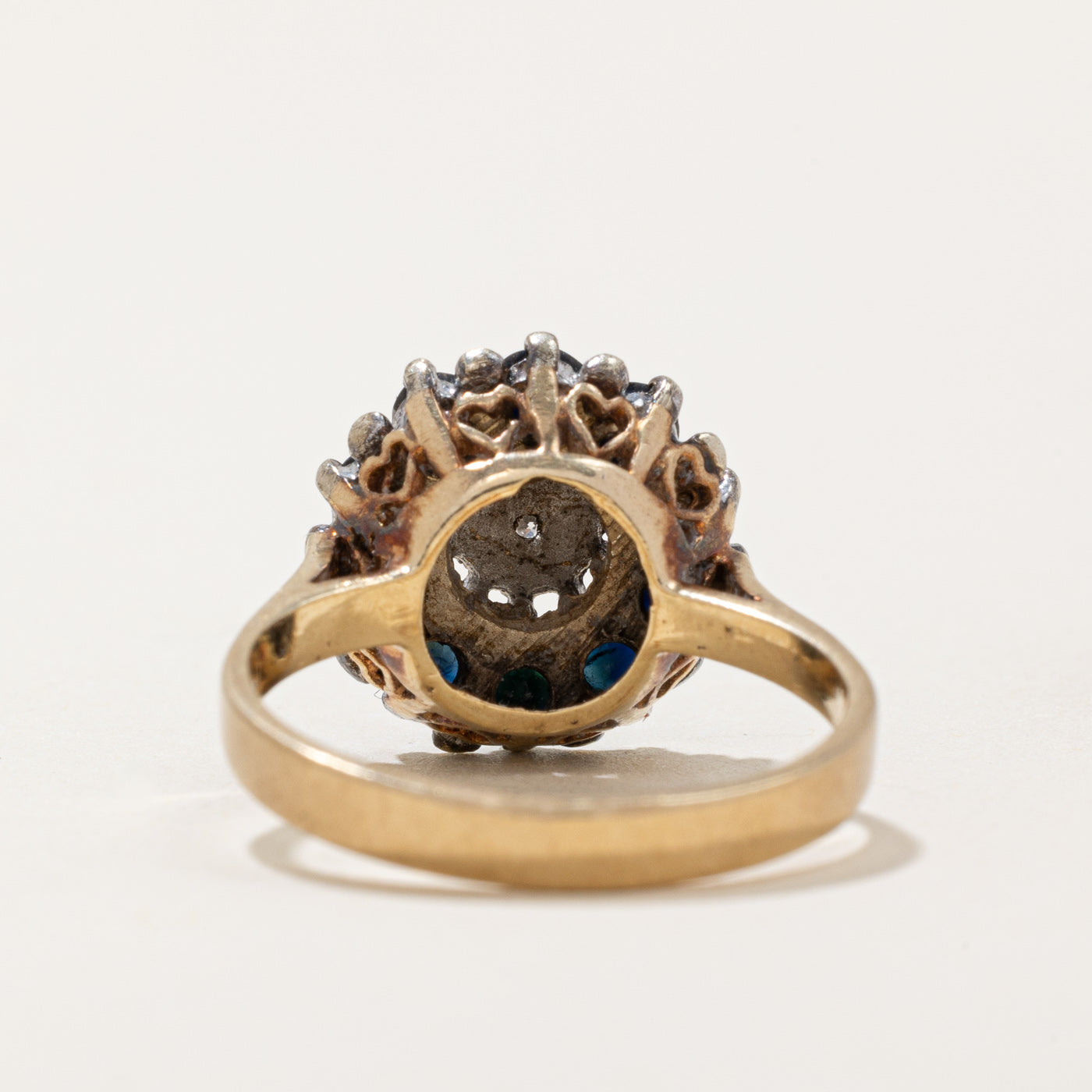 London 1979 Sapphire & Diamond Ring | 1.50ctw, 0.01ct | SZ 6.75 |
