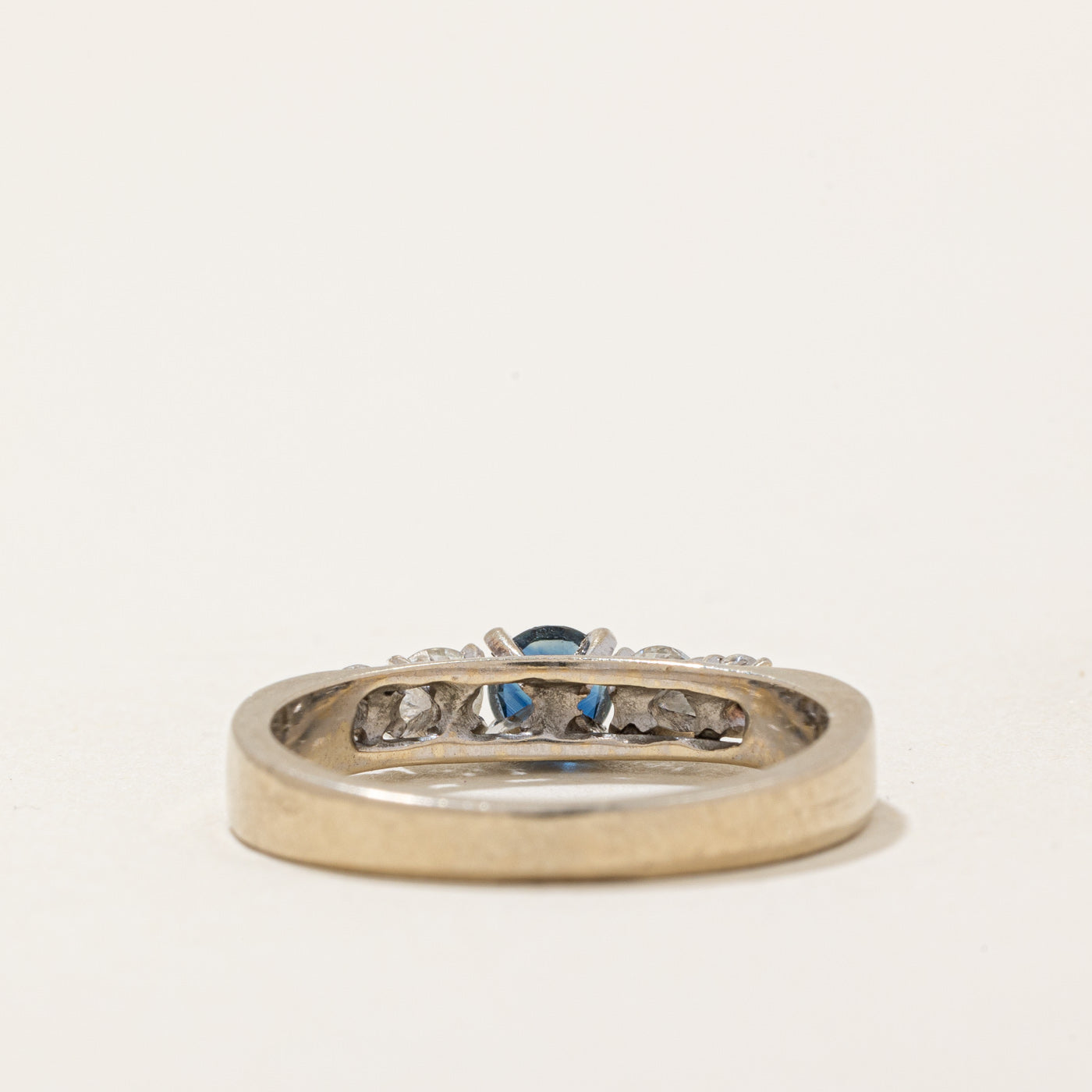 Sapphire & Diamond Ring | 0.30ct, 0.30ctw | SZ 6.75 |
