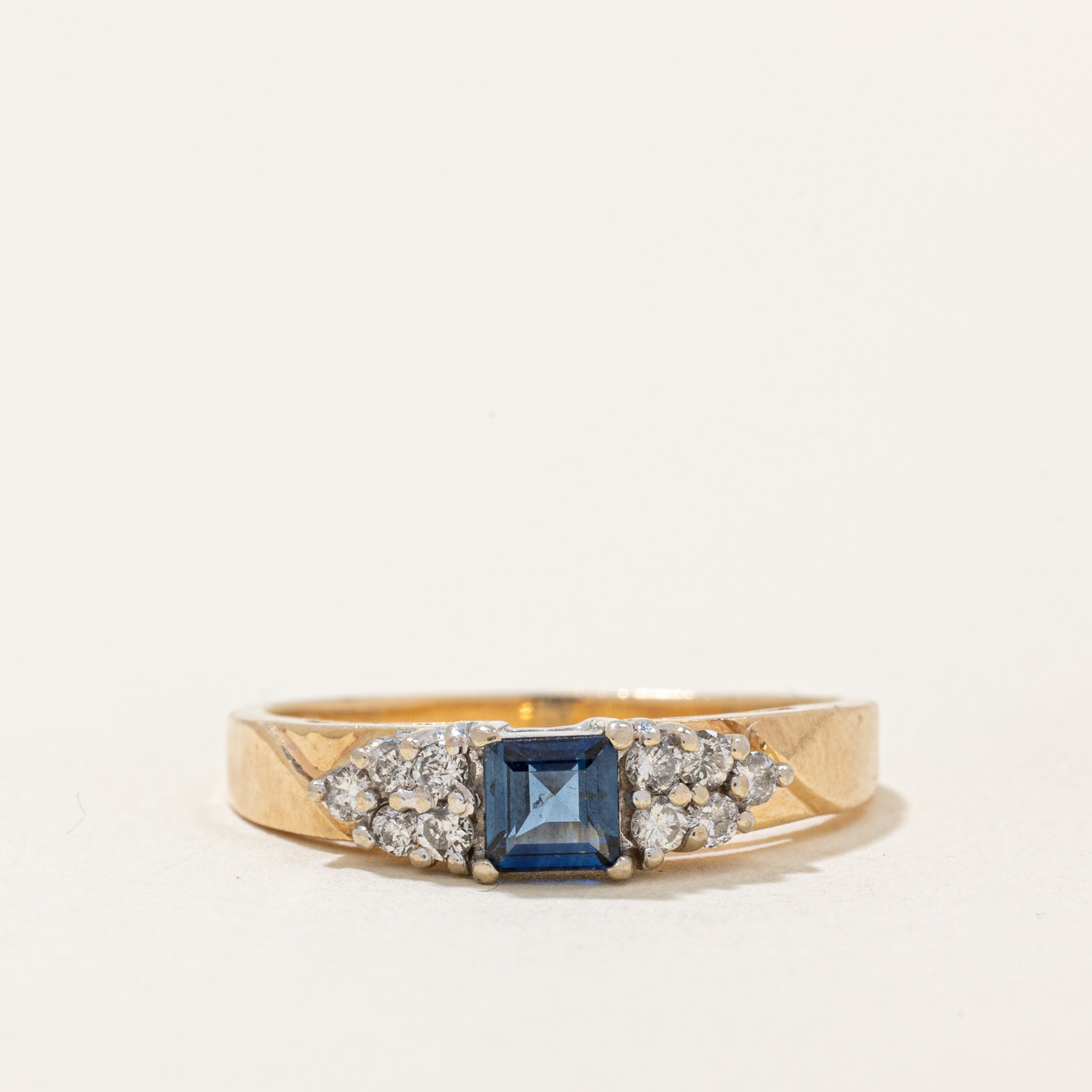 Sapphire & Diamond Ring | 0.37ct, 0.22ctw | SZ 7.75 |