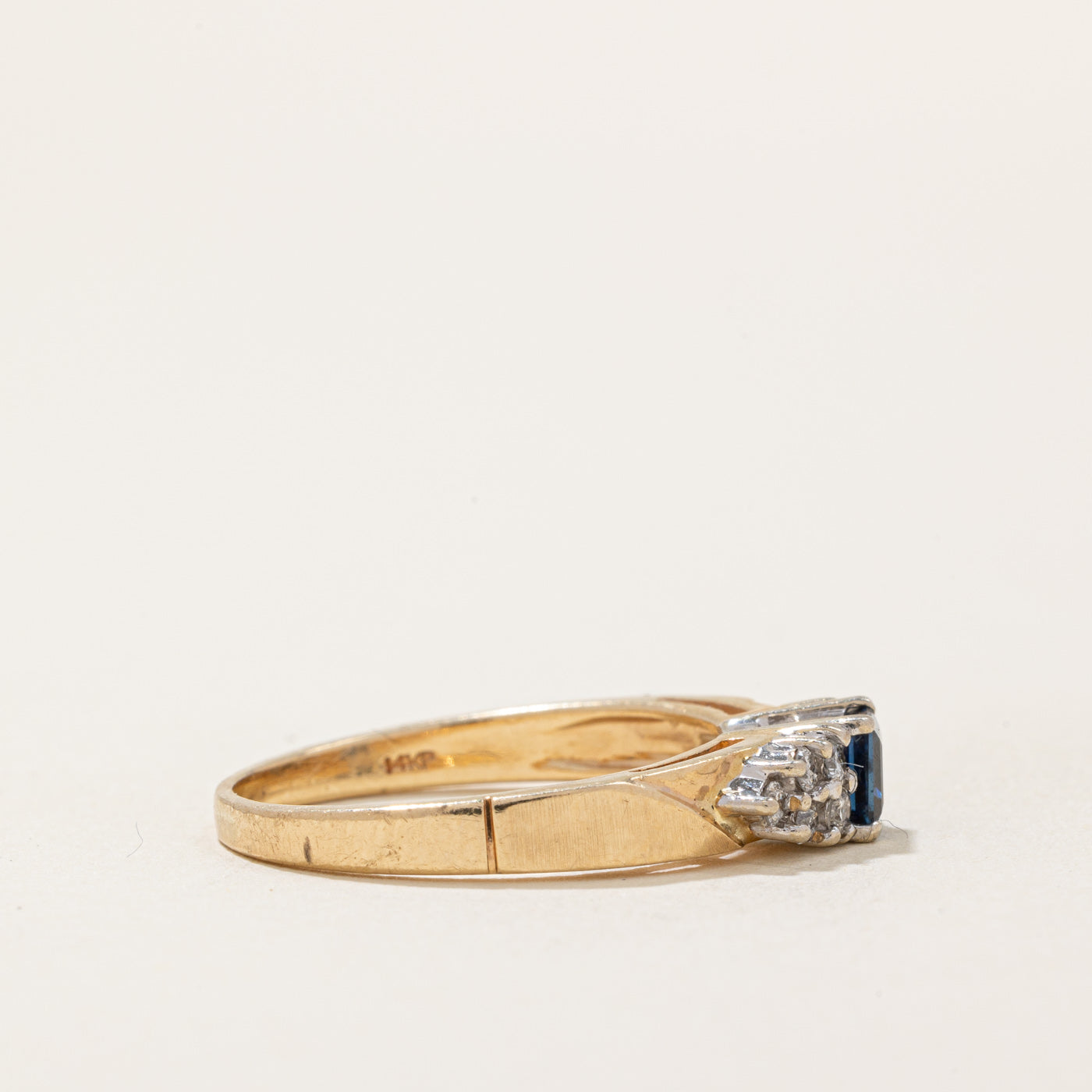 Sapphire & Diamond Ring | 0.37ct, 0.22ctw | SZ 7.75 |