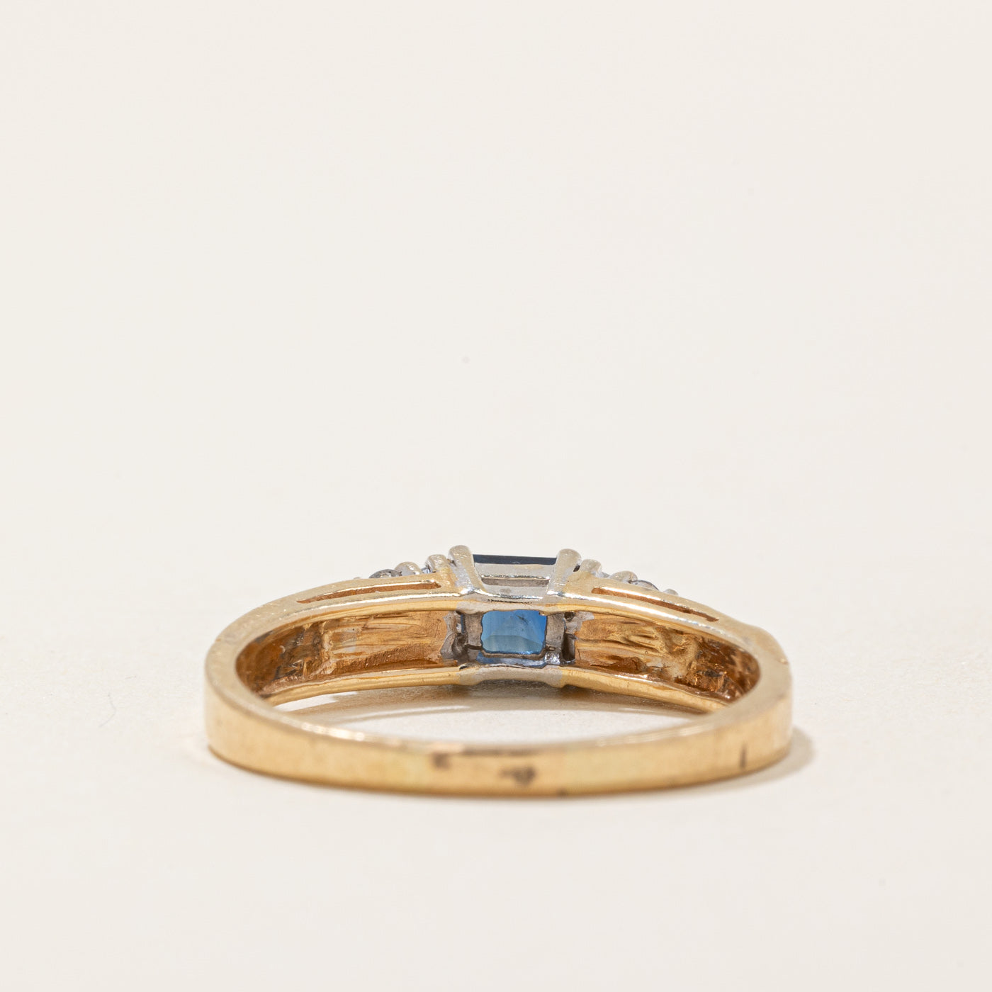 Sapphire & Diamond Ring | 0.37ct, 0.22ctw | SZ 7.75 |
