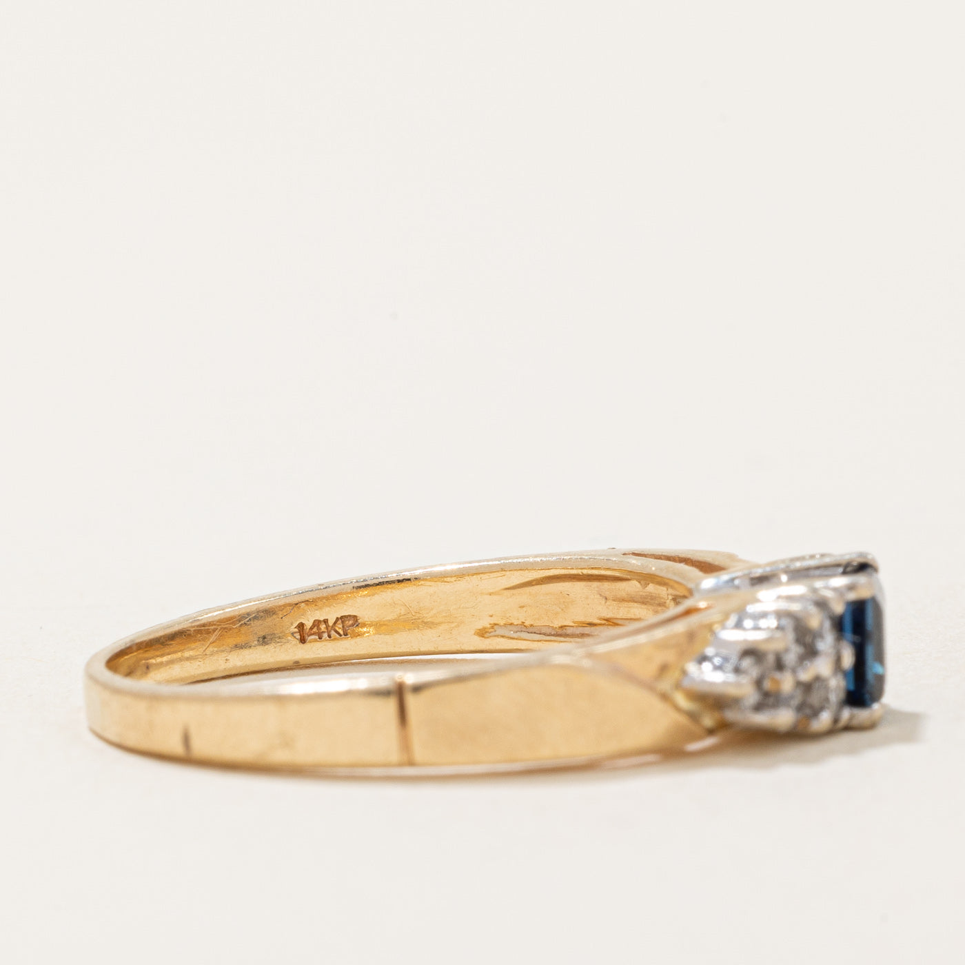 Sapphire & Diamond Ring | 0.37ct, 0.22ctw | SZ 7.75 |