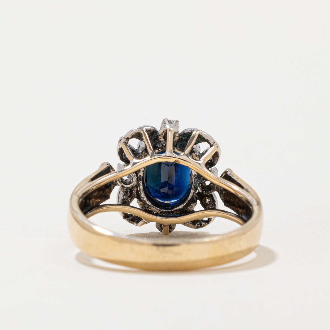 Sapphire & Diamond Cocktail Ring | 1.20ct, 0.10ctw | SZ 6.25 |