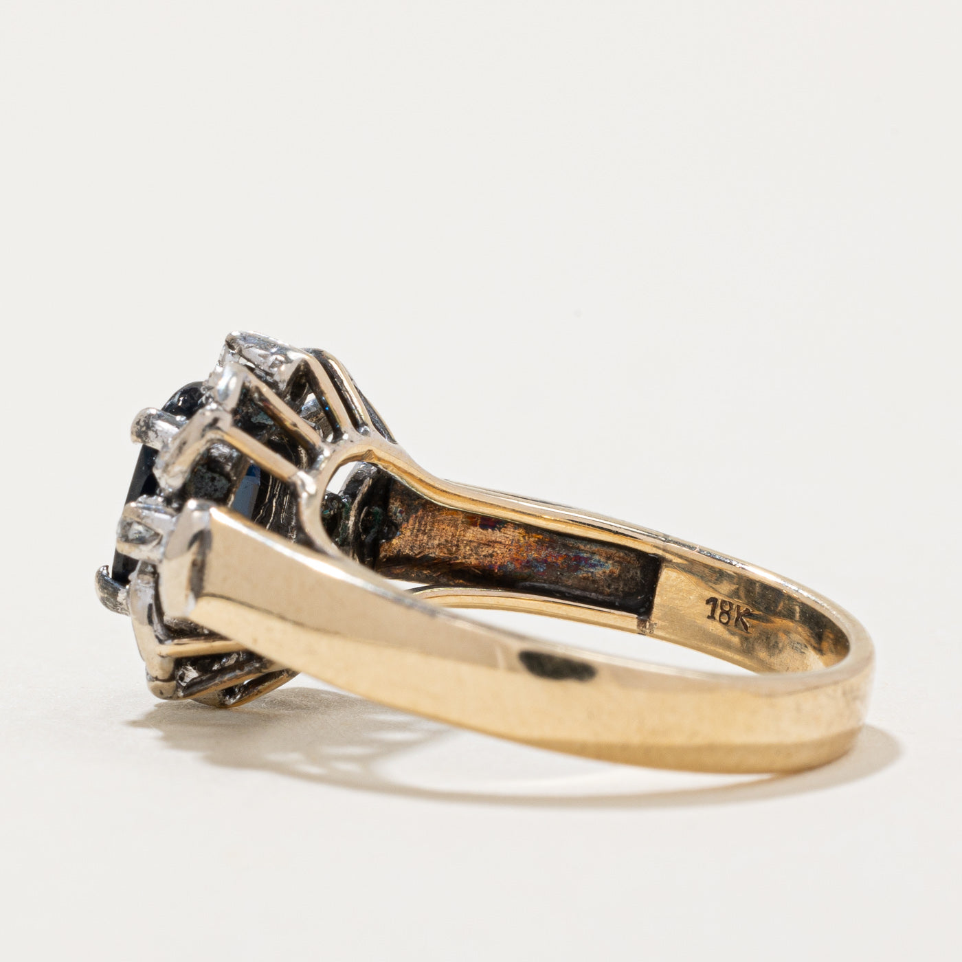 Sapphire & Diamond Cocktail Ring | 1.20ct, 0.10ctw | SZ 6.25 |