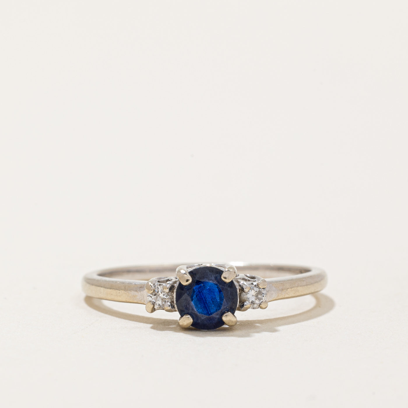 Sapphire & Diamond Ring | 0.30ct, 0.07ctw | SZ 6.75 |