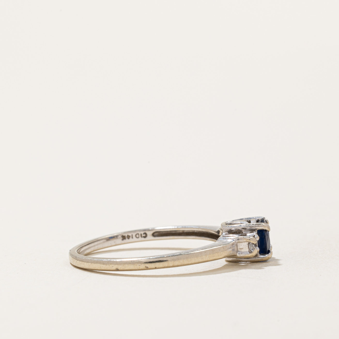 Sapphire & Diamond Ring | 0.30ct, 0.07ctw | SZ 6.75 |