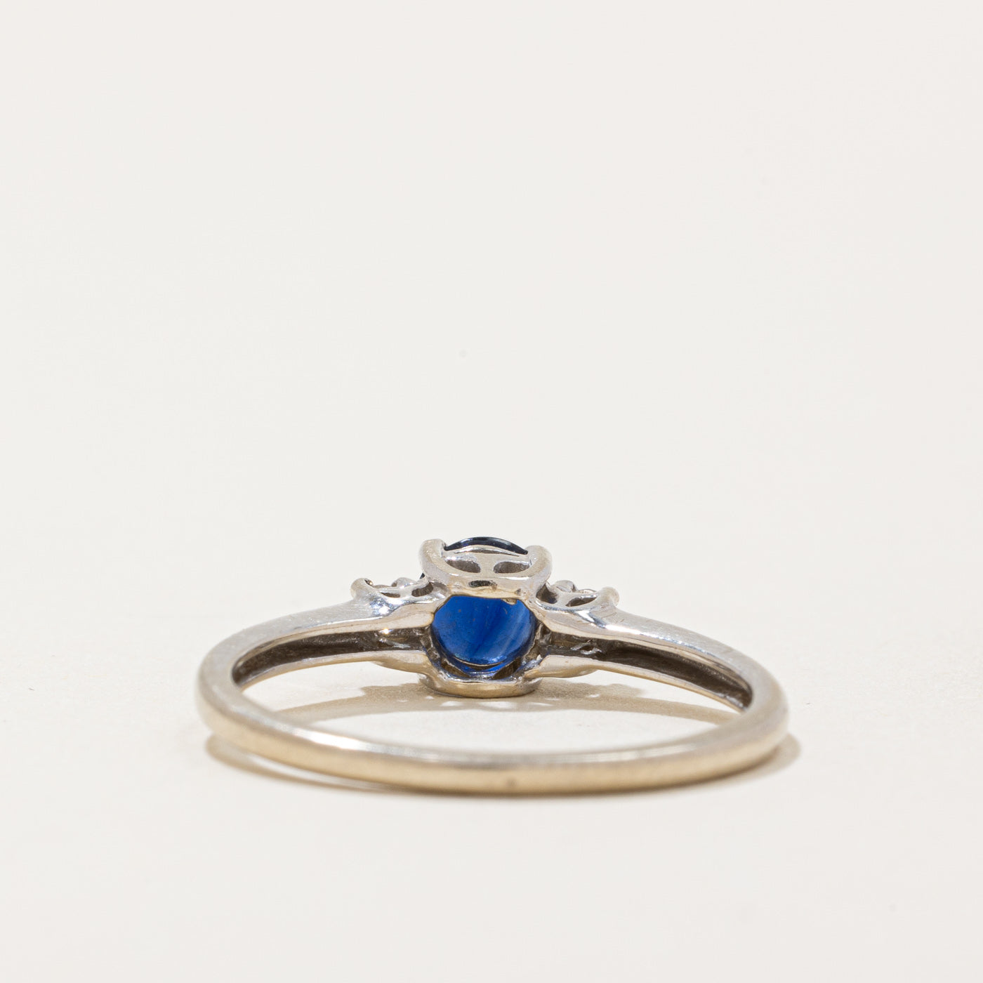 Sapphire & Diamond Ring | 0.30ct, 0.07ctw | SZ 6.75 |