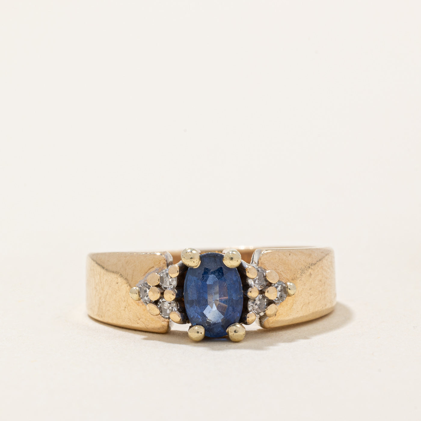 Sapphire & Diamond Ring | 0.48ct, 0.06ctw | SZ 4.25 |