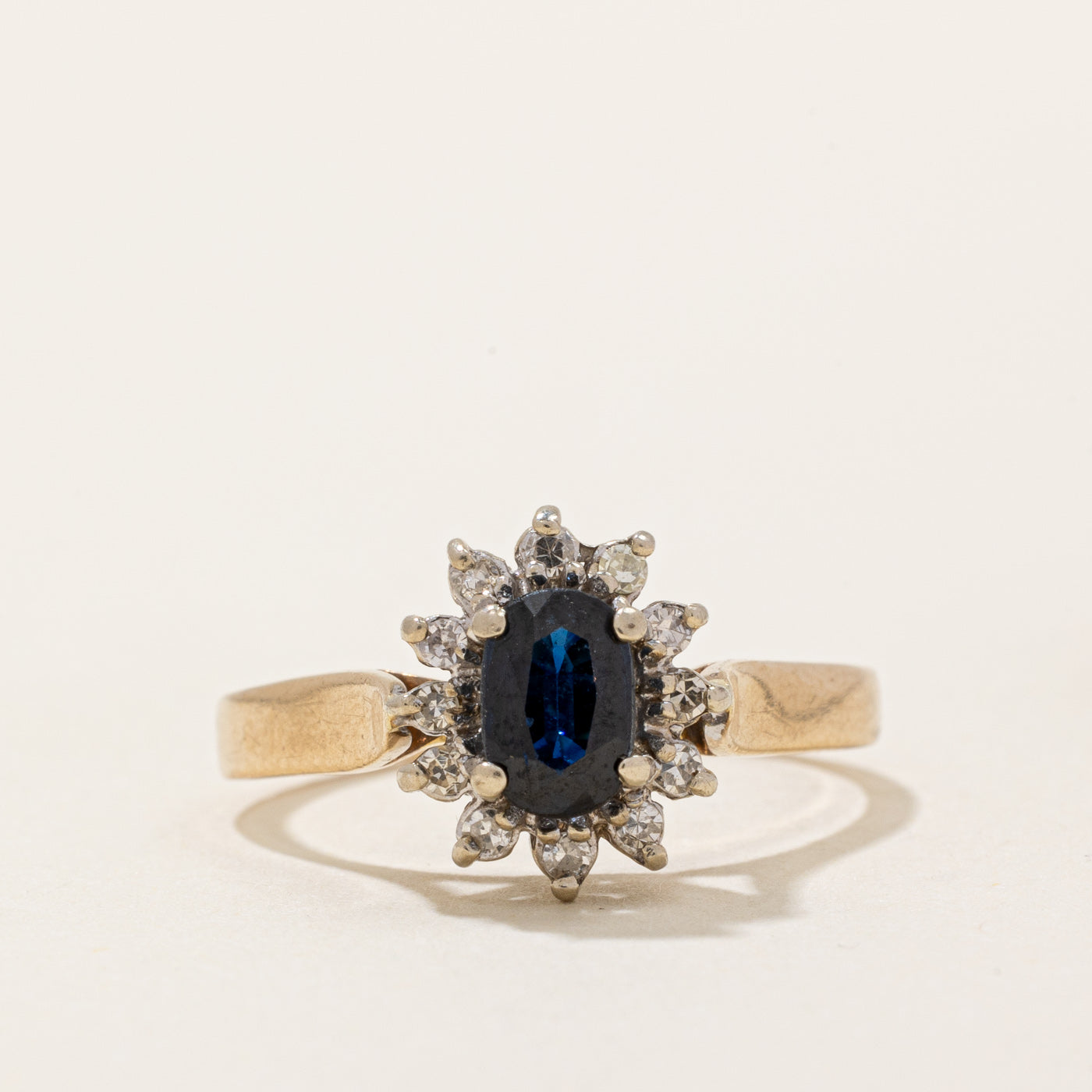 Sapphire & Diamond Ring | 0.55ct, 0.06ctw | SZ 5.5 |