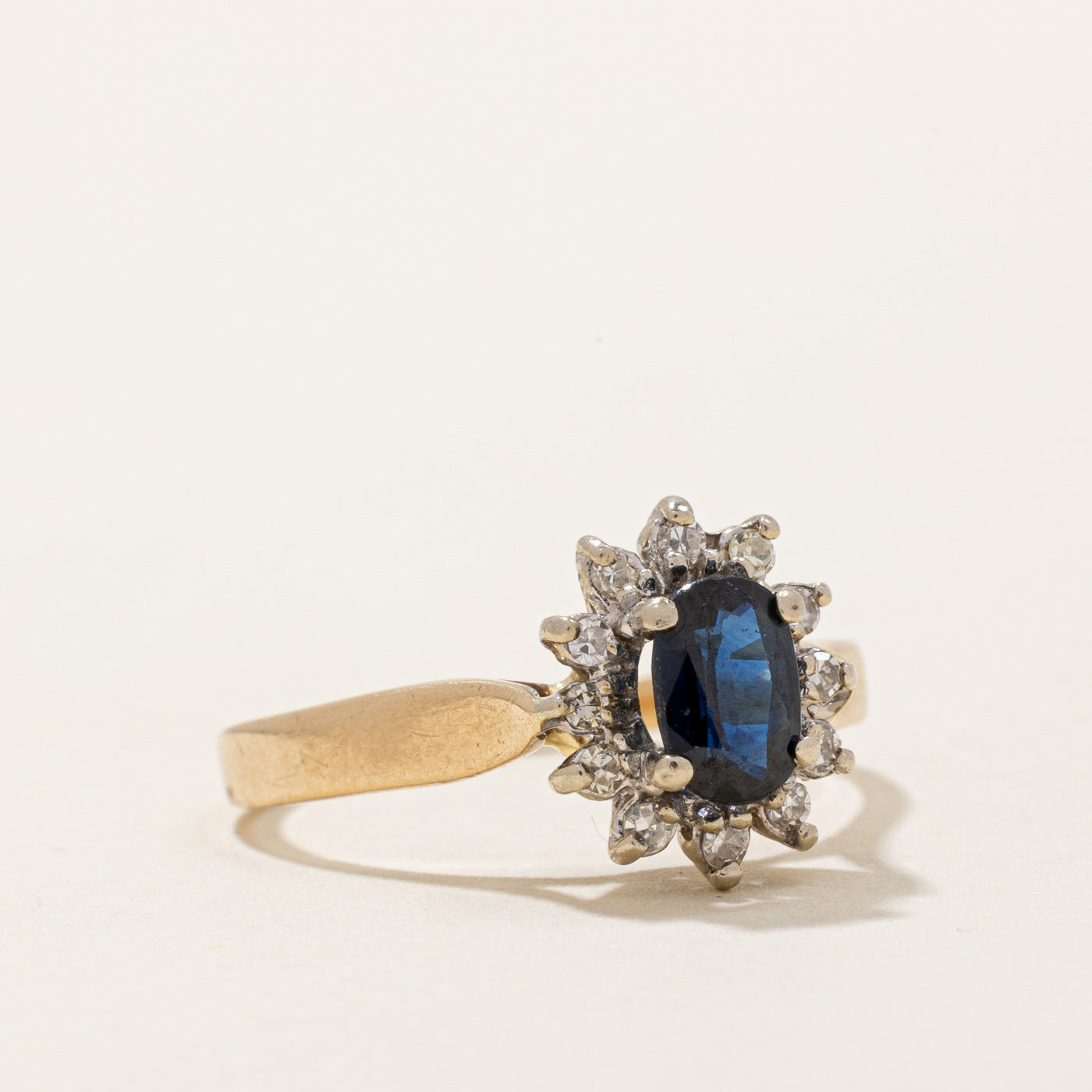Sapphire & Diamond Ring | 0.55ct, 0.06ctw | SZ 5.5 |