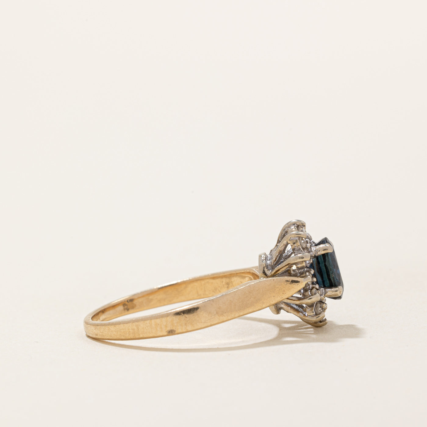 Sapphire & Diamond Ring | 0.55ct, 0.06ctw | SZ 5.5 |