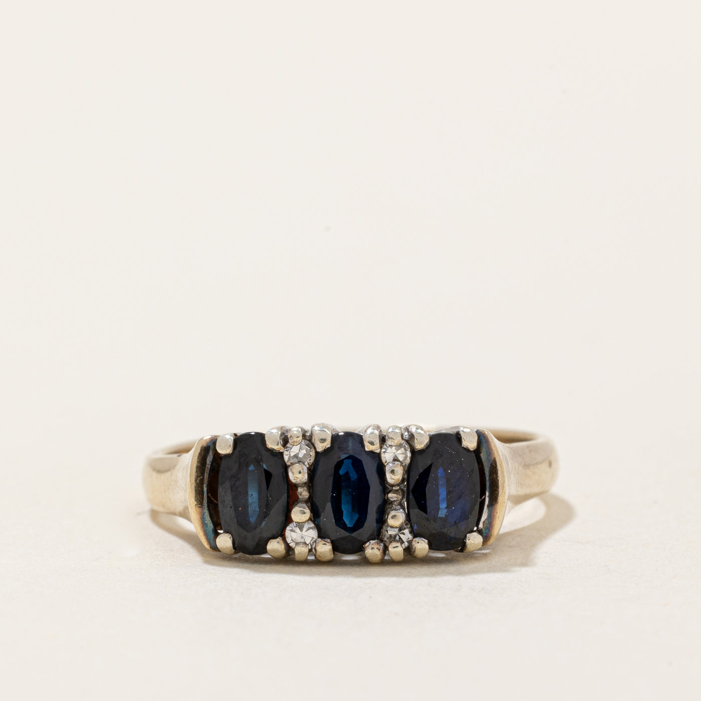 Sapphire & Diamond Ring | 1.00ctw, 0.02ctw | SZ 5 |