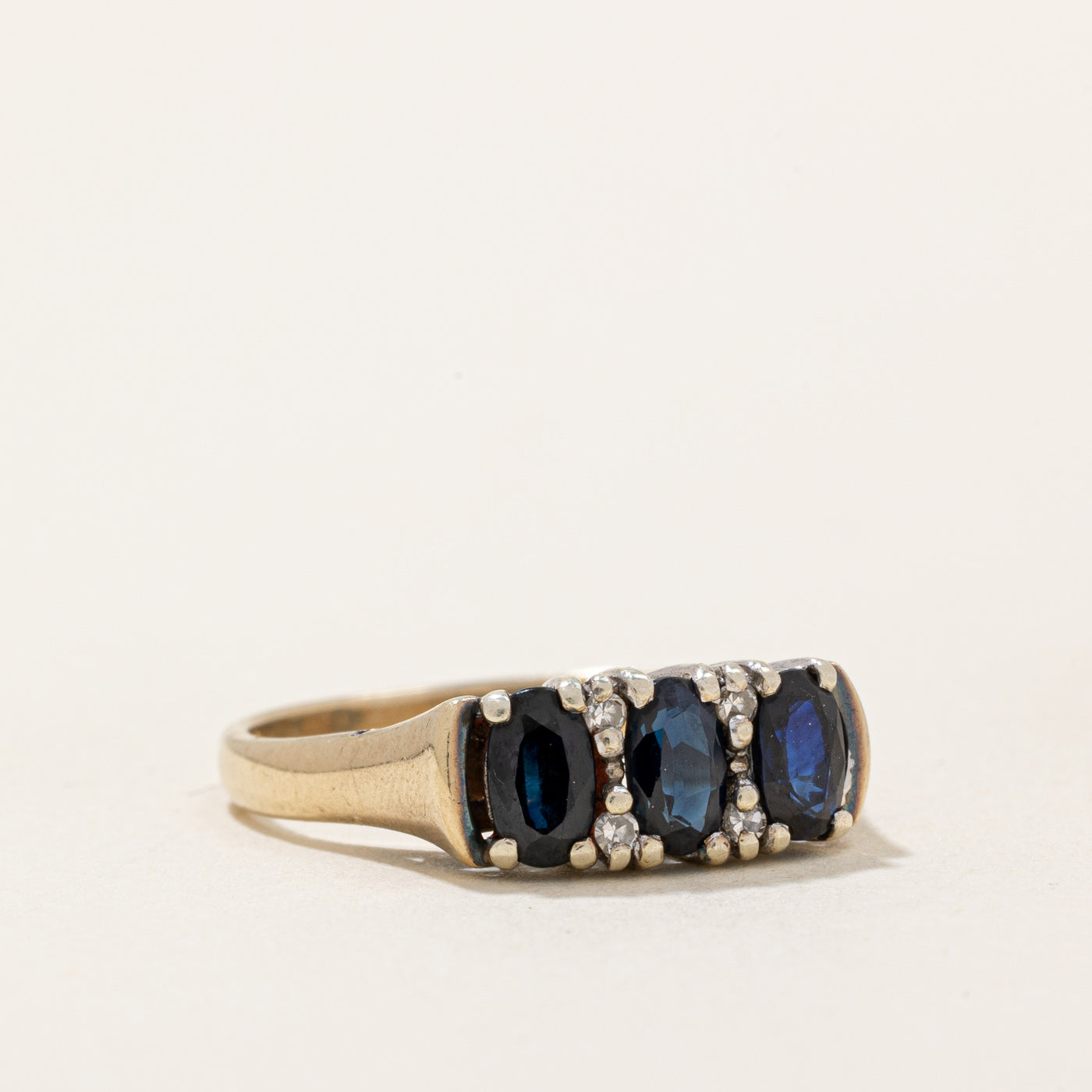 Sapphire & Diamond Ring | 1.00ctw, 0.02ctw | SZ 5 |