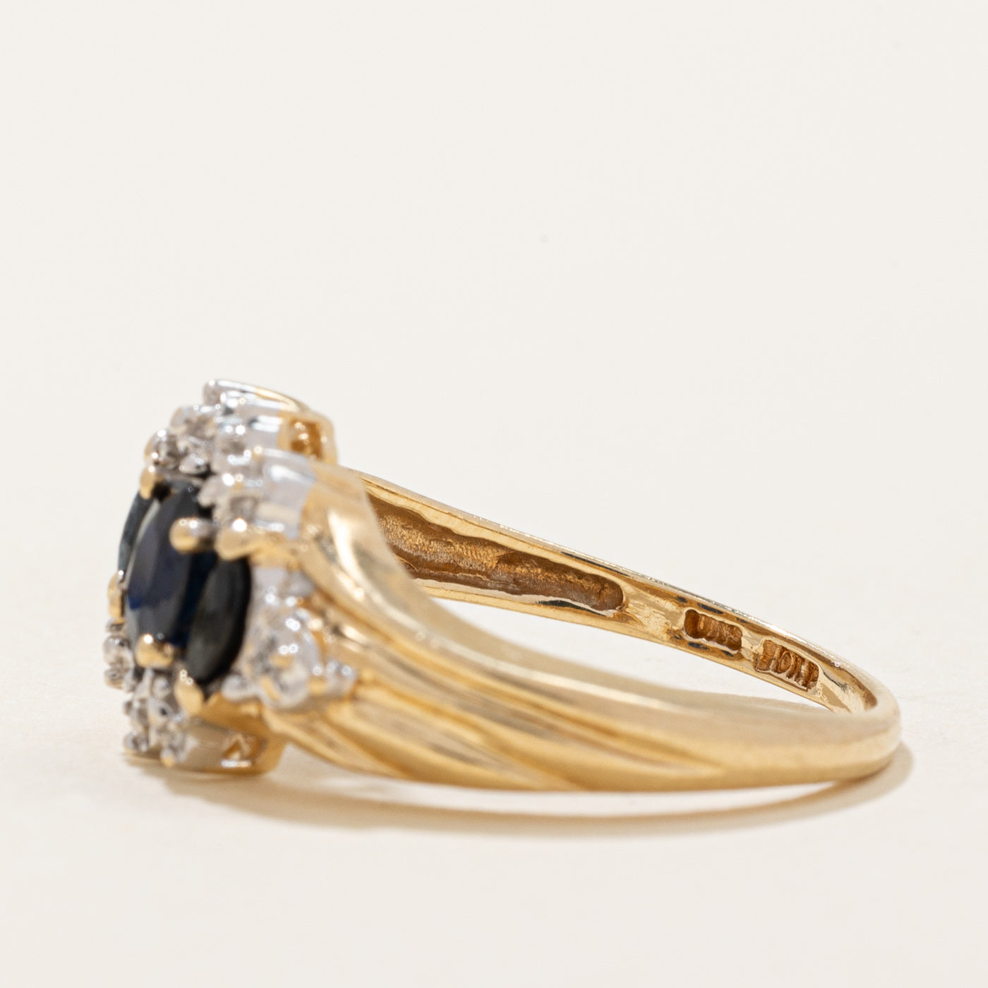 Sapphire & Diamond Ring | 0.66ctw, 0.02ctw | SZ 6.5 |