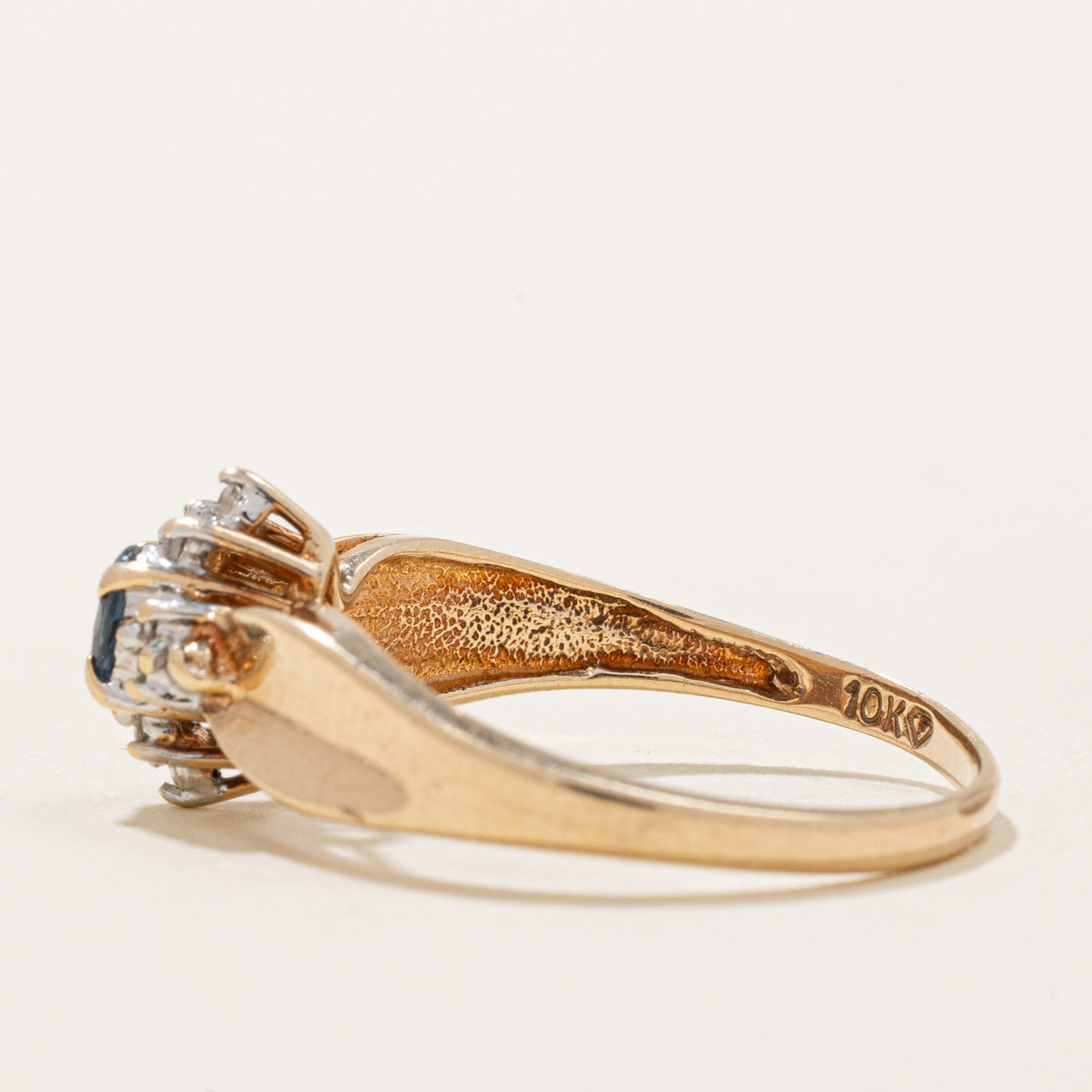 Sapphire & Diamond Ring | 0.18ct, 0.04ctw | SZ 6.75 |