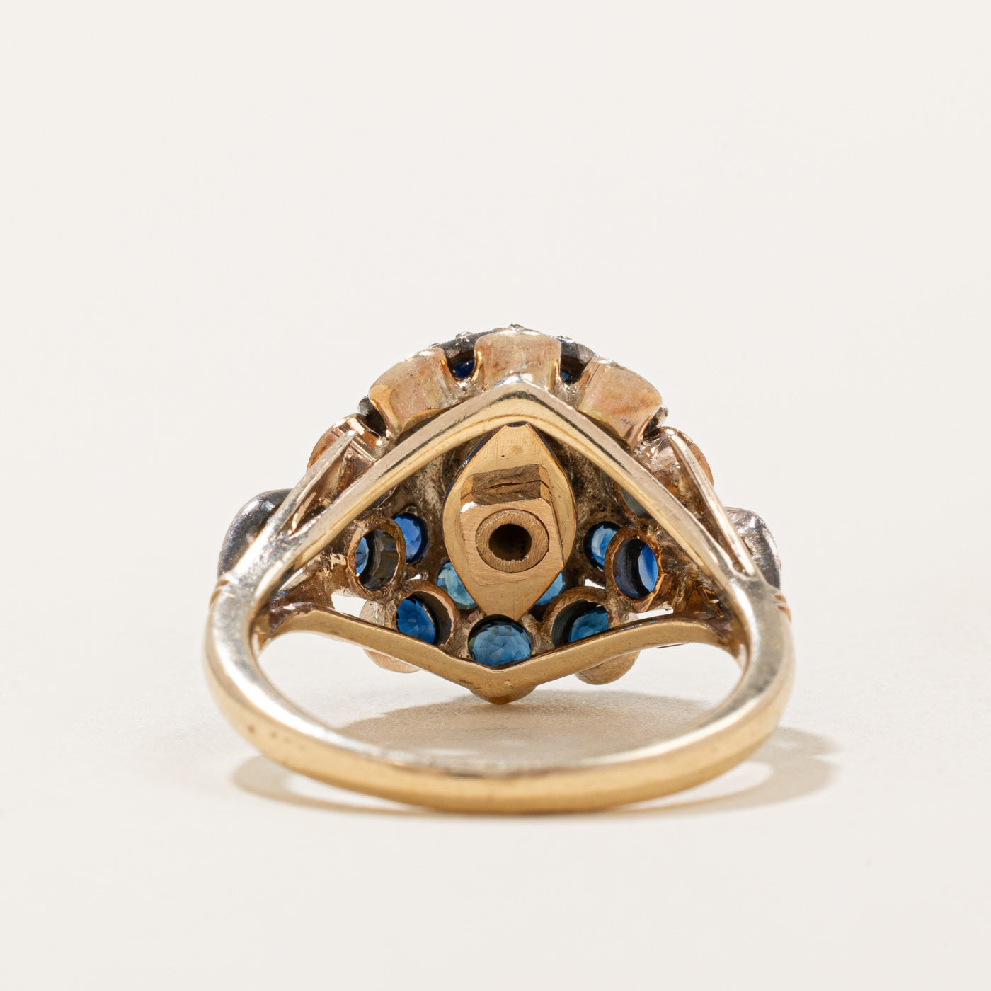 High Set Sapphire Cocktail Ring | 1.40ctw | SZ 5.75 |