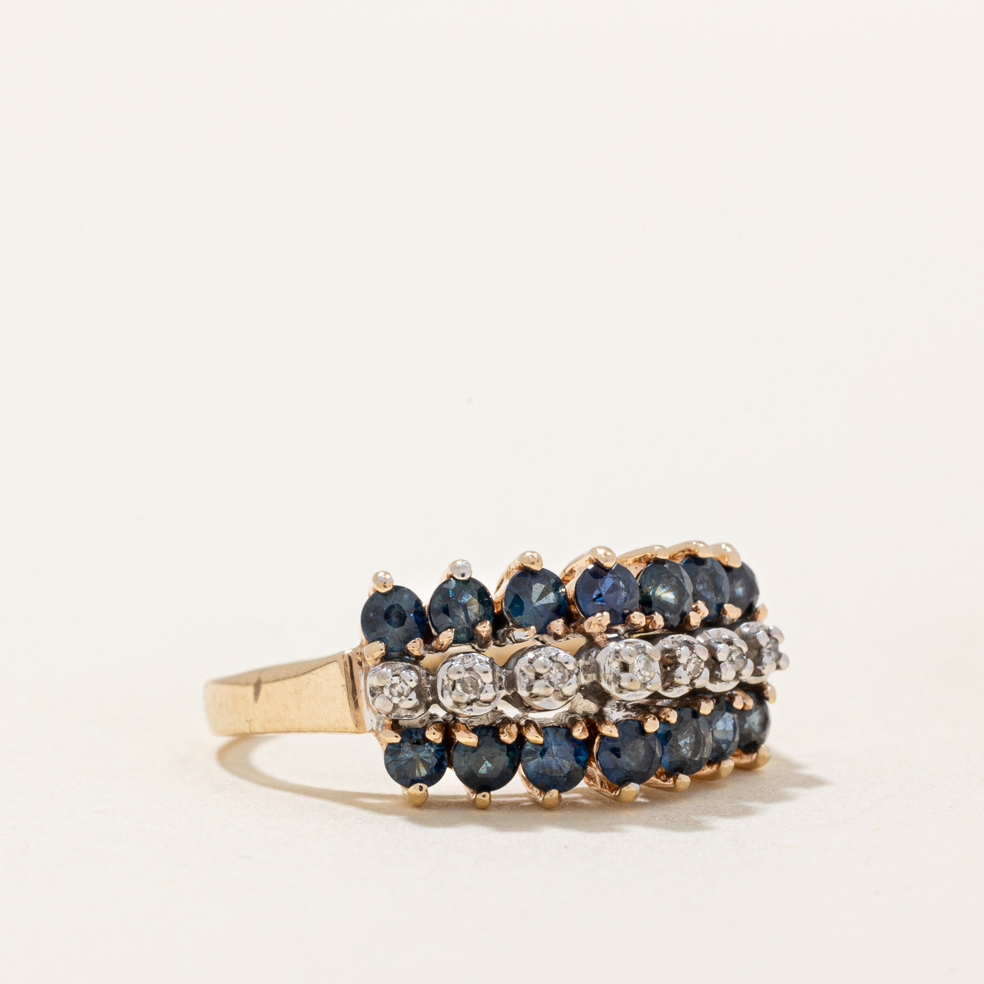 Sapphire & Diamond Ring | 0.70ctw, 0.02ctw | SZ 6 |