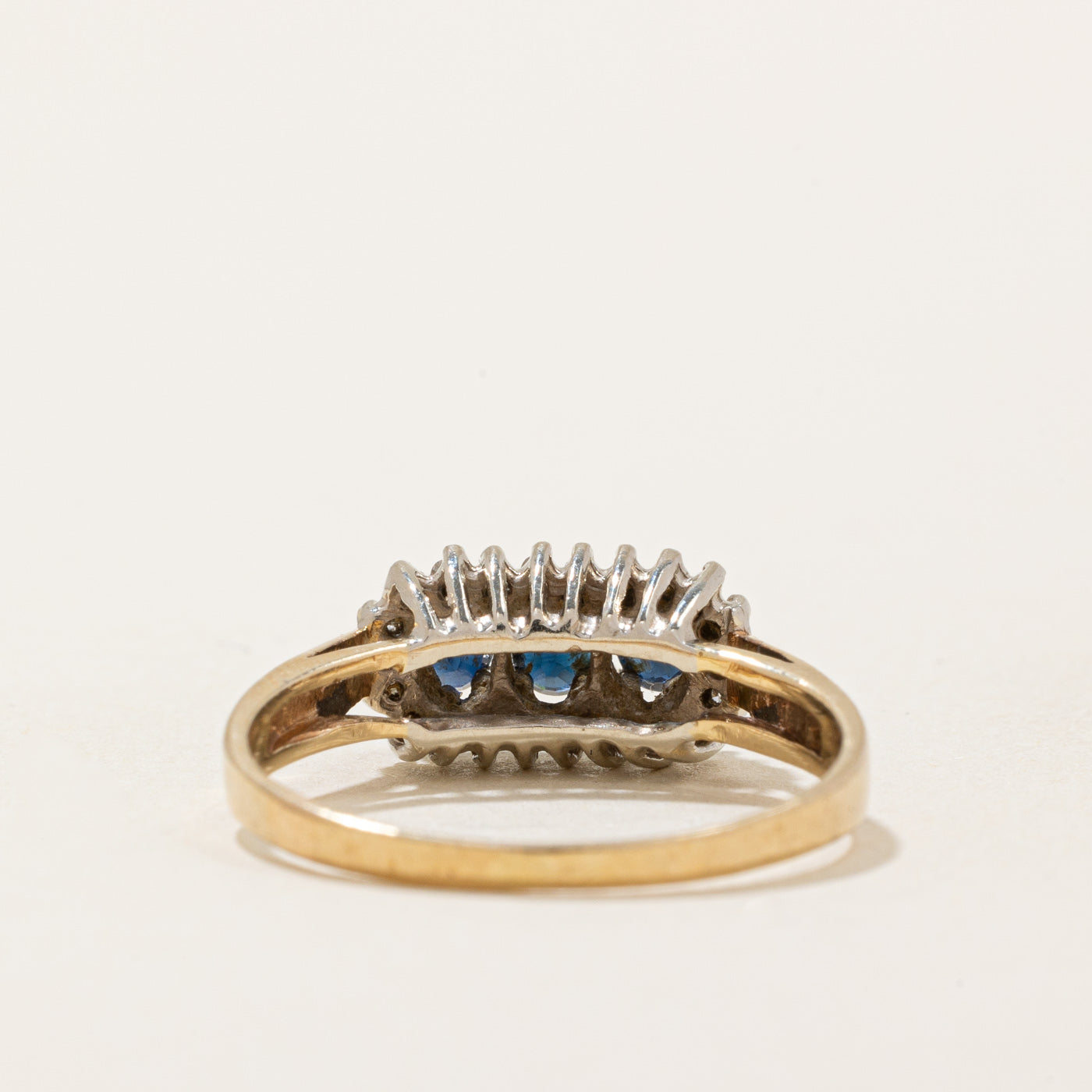 Sapphire & Diamond Halo Ring | 0.60ctw, 0.10ctw | SZ 6.75 |