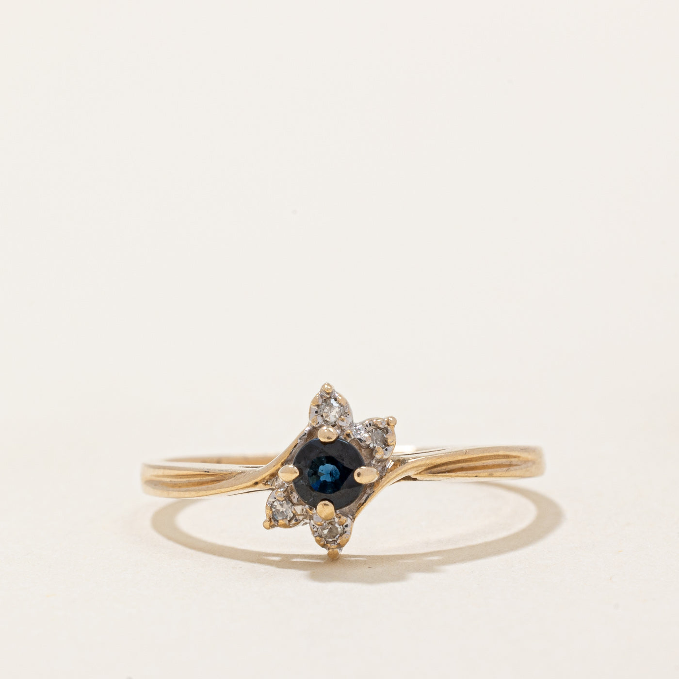 Sapphire & Diamond Ring | 0.10ct, 0.02ctw | SZ 5.25 |