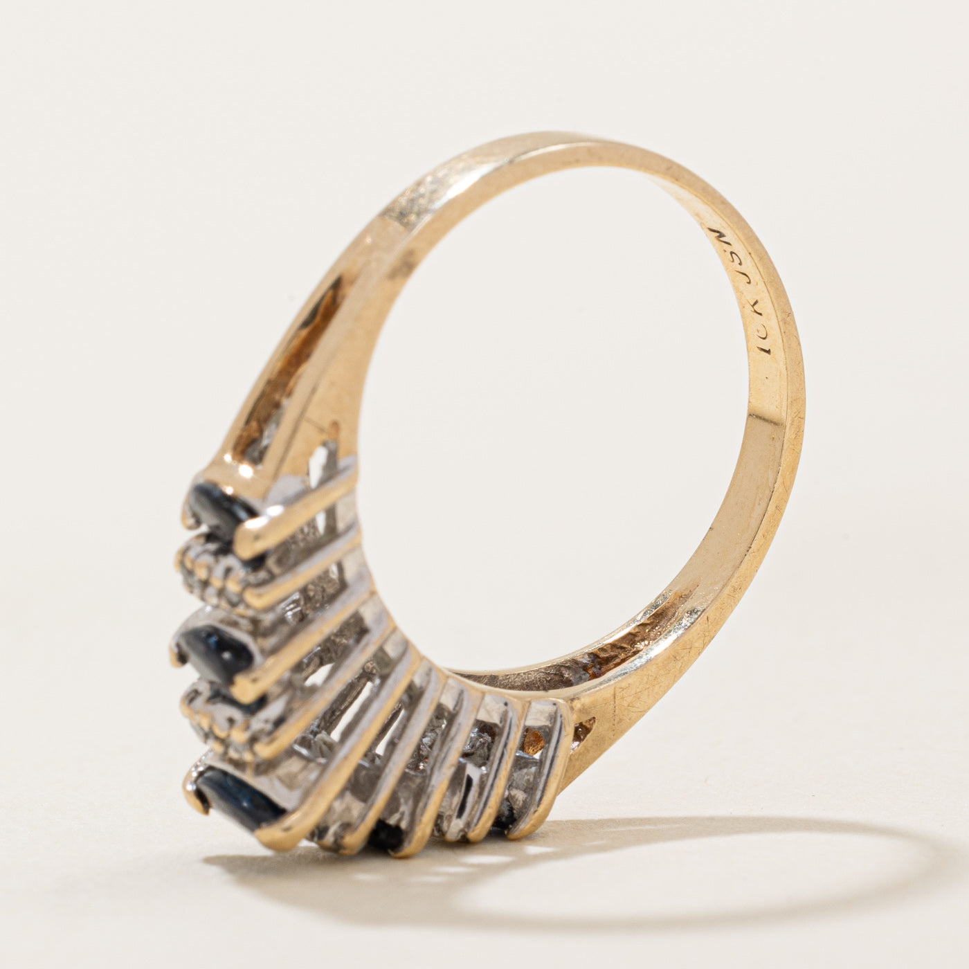 Sapphire & Diamond Ring | 0.50ctw, 0.04ctw | SZ 5.5 |