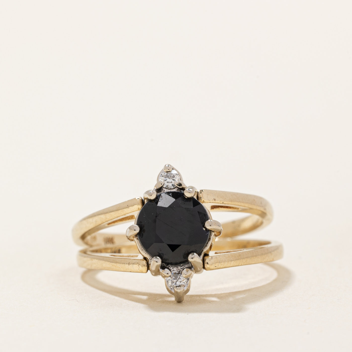 Sapphire & Diamond Flippable Ring | 0.75ct, 0.16ctw | SZ 6 |