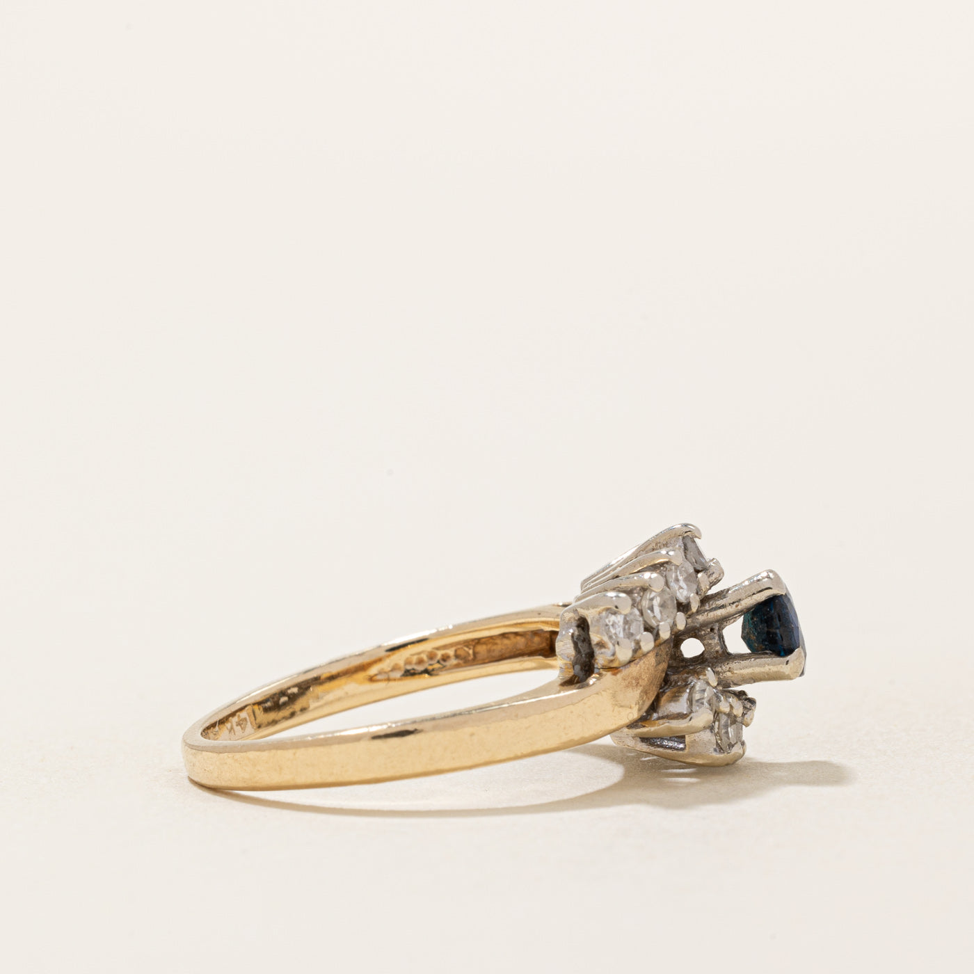 Sapphire & Diamond Ring | 0.42ct, 0.21ctw | SZ 4.75 |