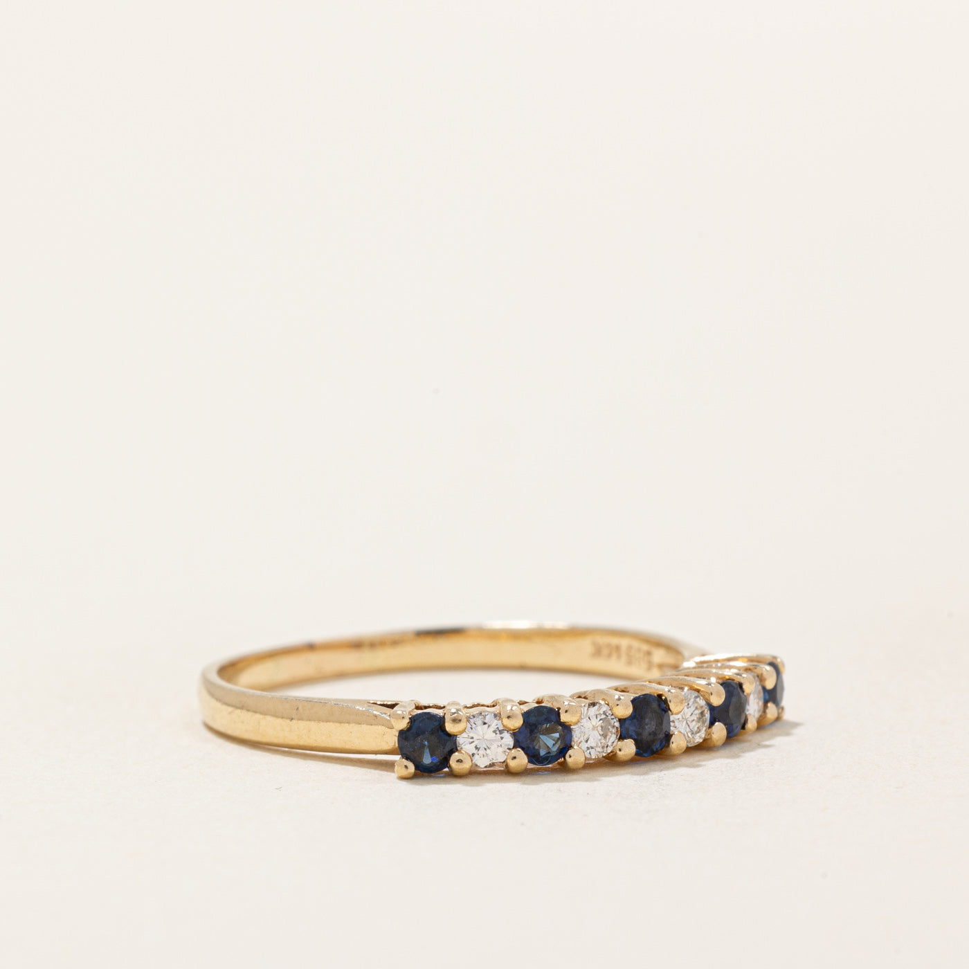 Sapphire & Diamond Ring | 0.15ctw, 0.12ctw | SZ 7.25 |