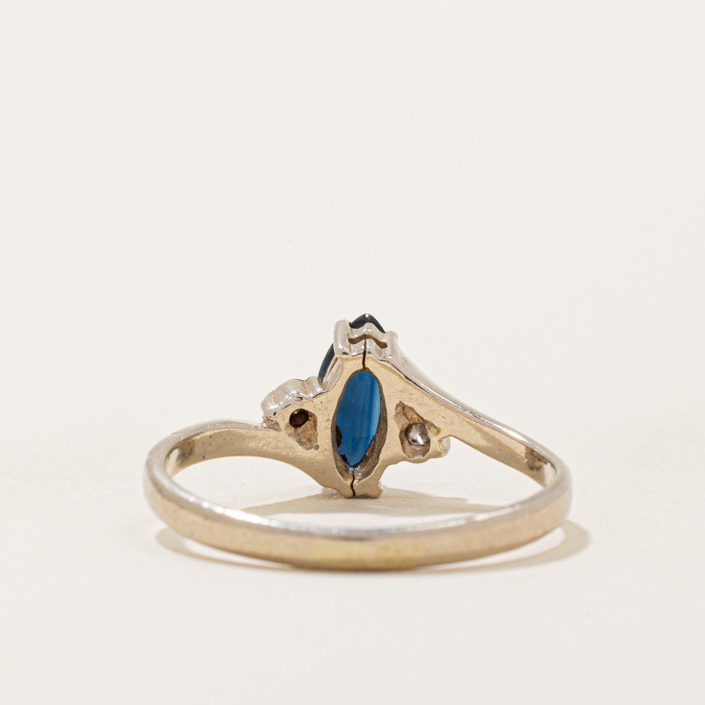 Sapphire & Diamond Ring | 0.56ct, 0.06ctw | SZ 7.75 |