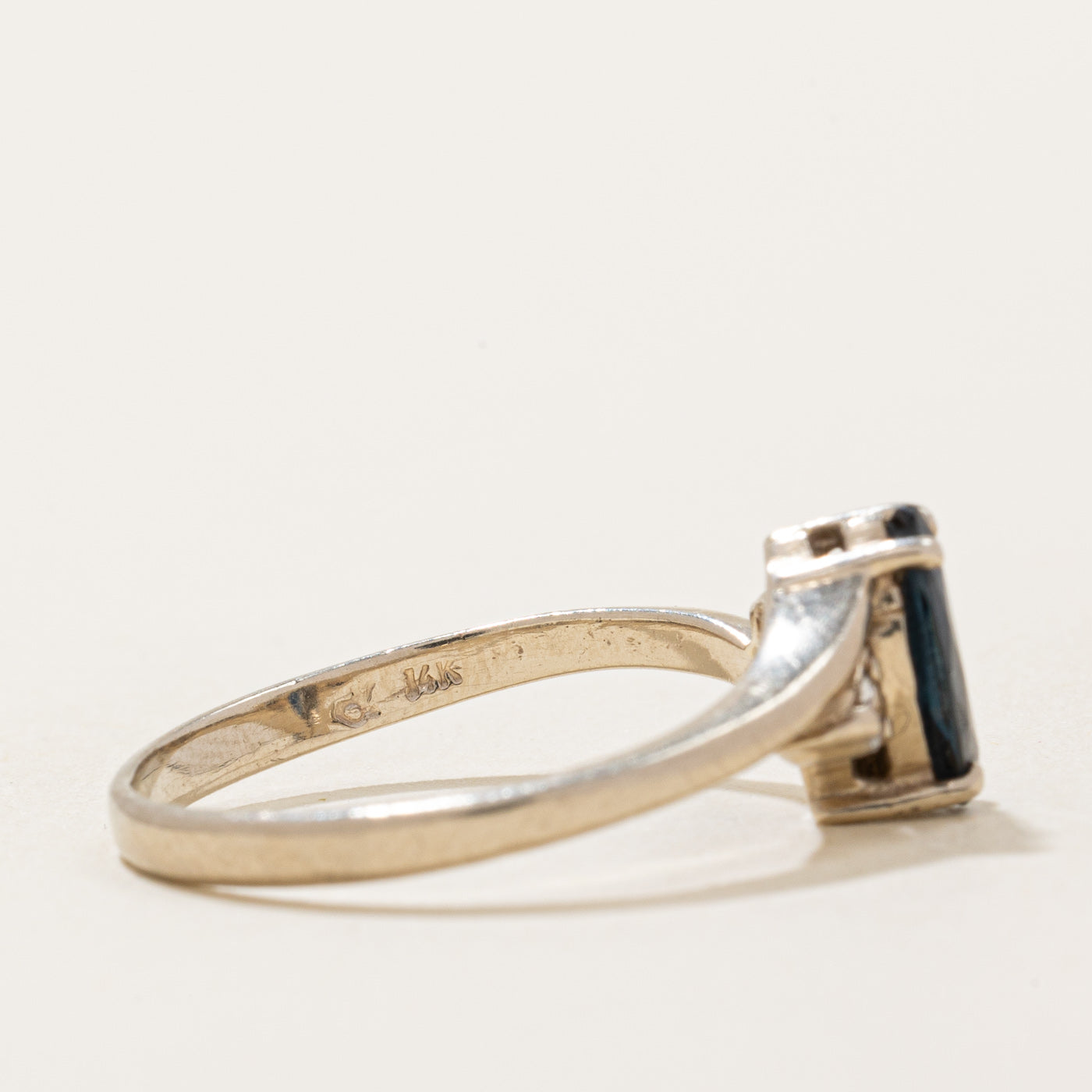 Sapphire & Diamond Ring | 0.56ct, 0.06ctw | SZ 7.75 |