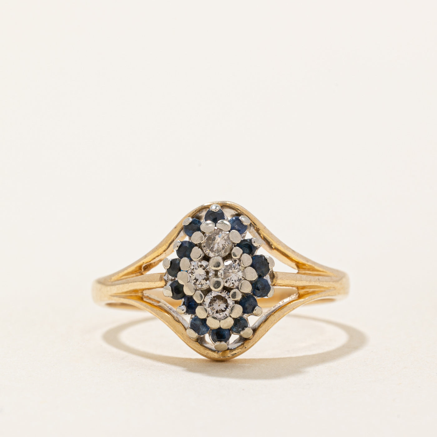Sapphire & Diamond Ring | 0.14ctw, 0.14ctw | SZ 6.25 |