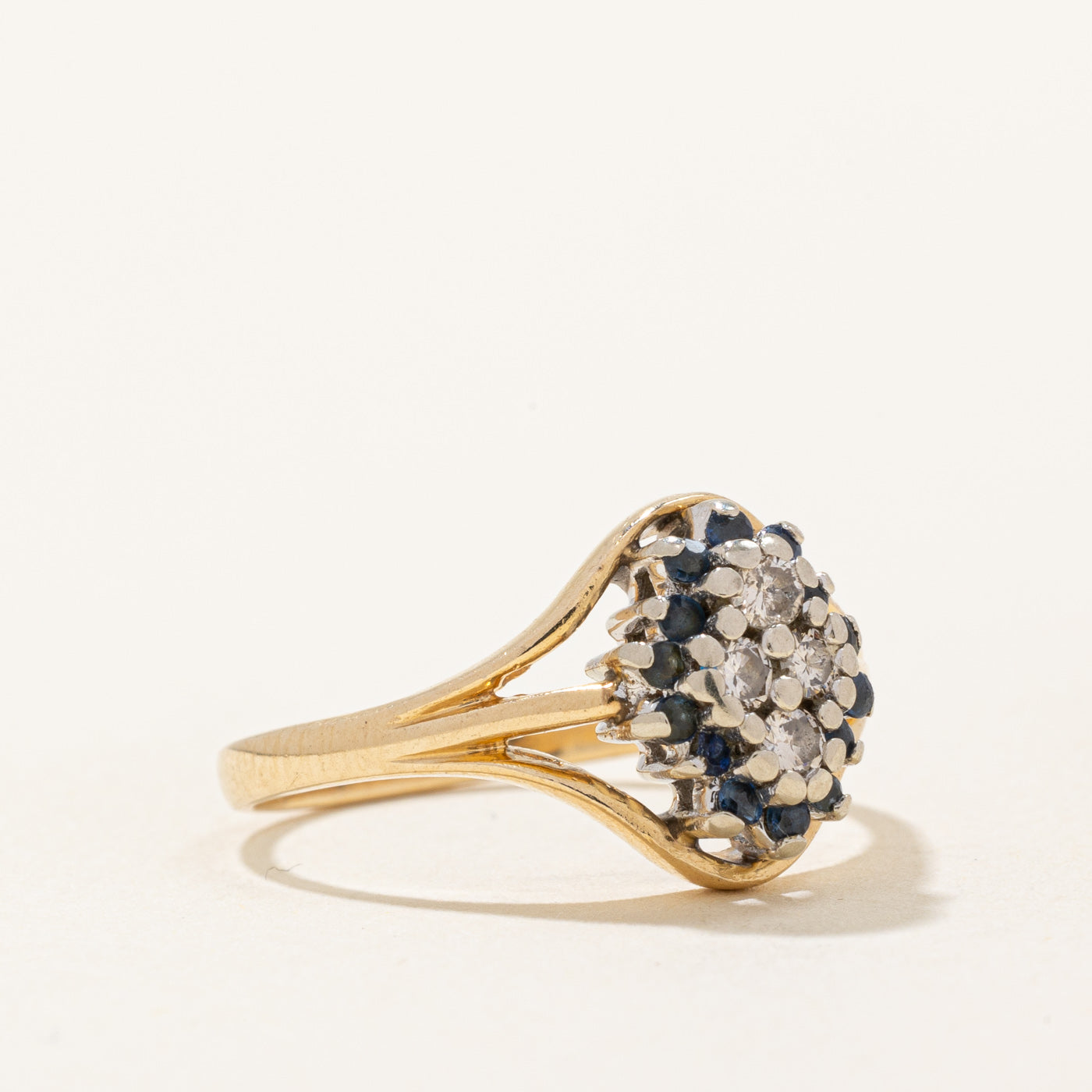 Sapphire & Diamond Ring | 0.14ctw, 0.14ctw | SZ 6.25 |