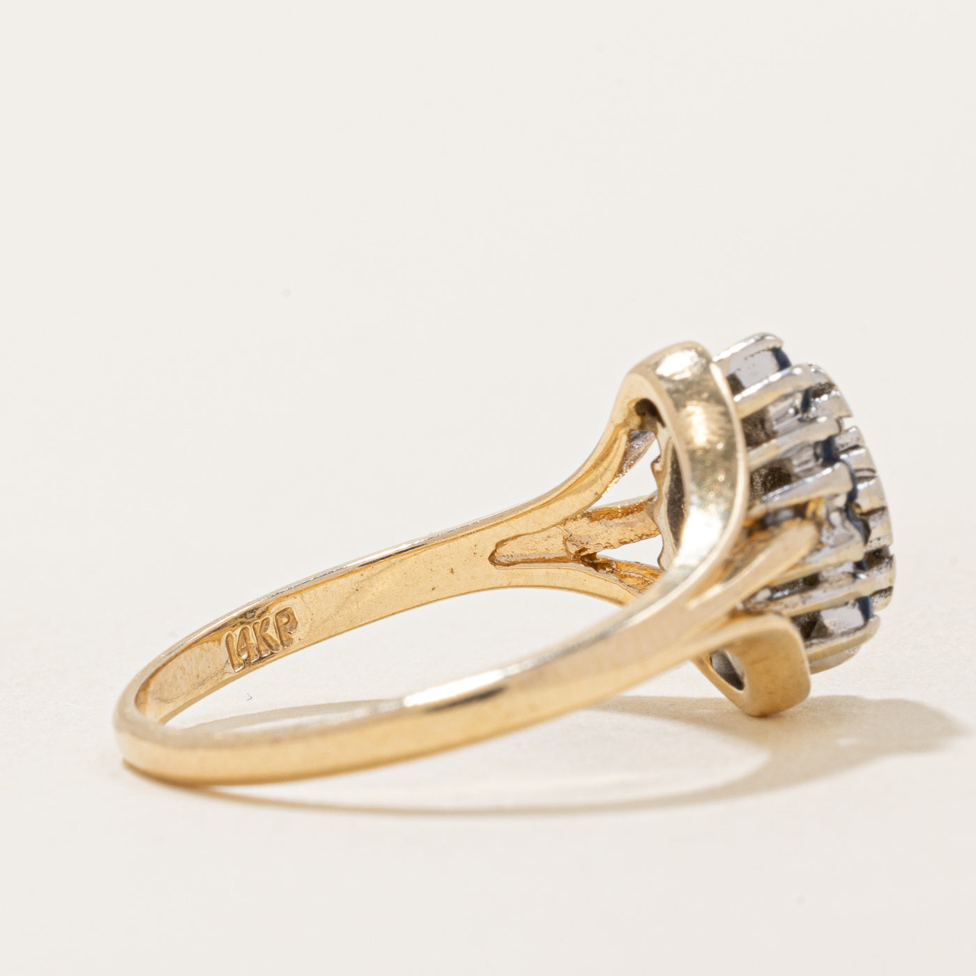 Sapphire & Diamond Ring | 0.14ctw, 0.14ctw | SZ 6.25 |