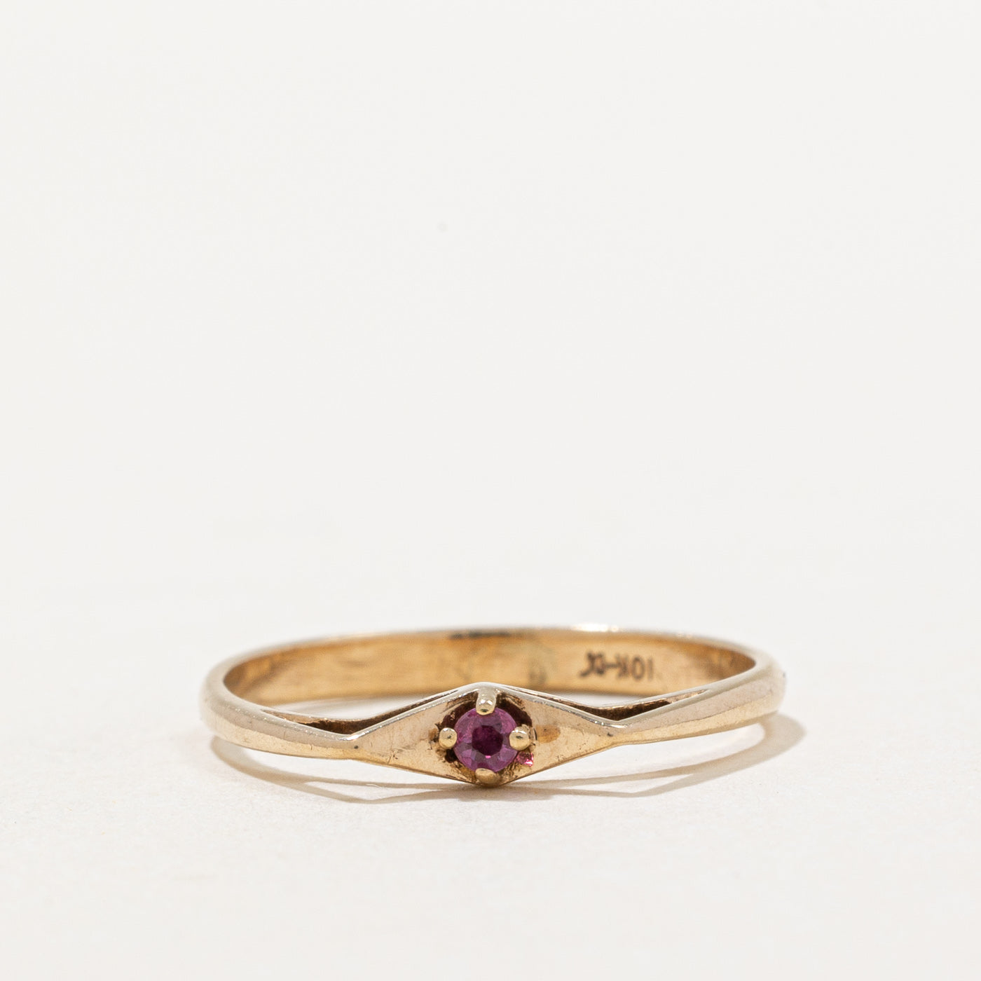 Bague rubis | 0,04 ct | Taille 6,75 |