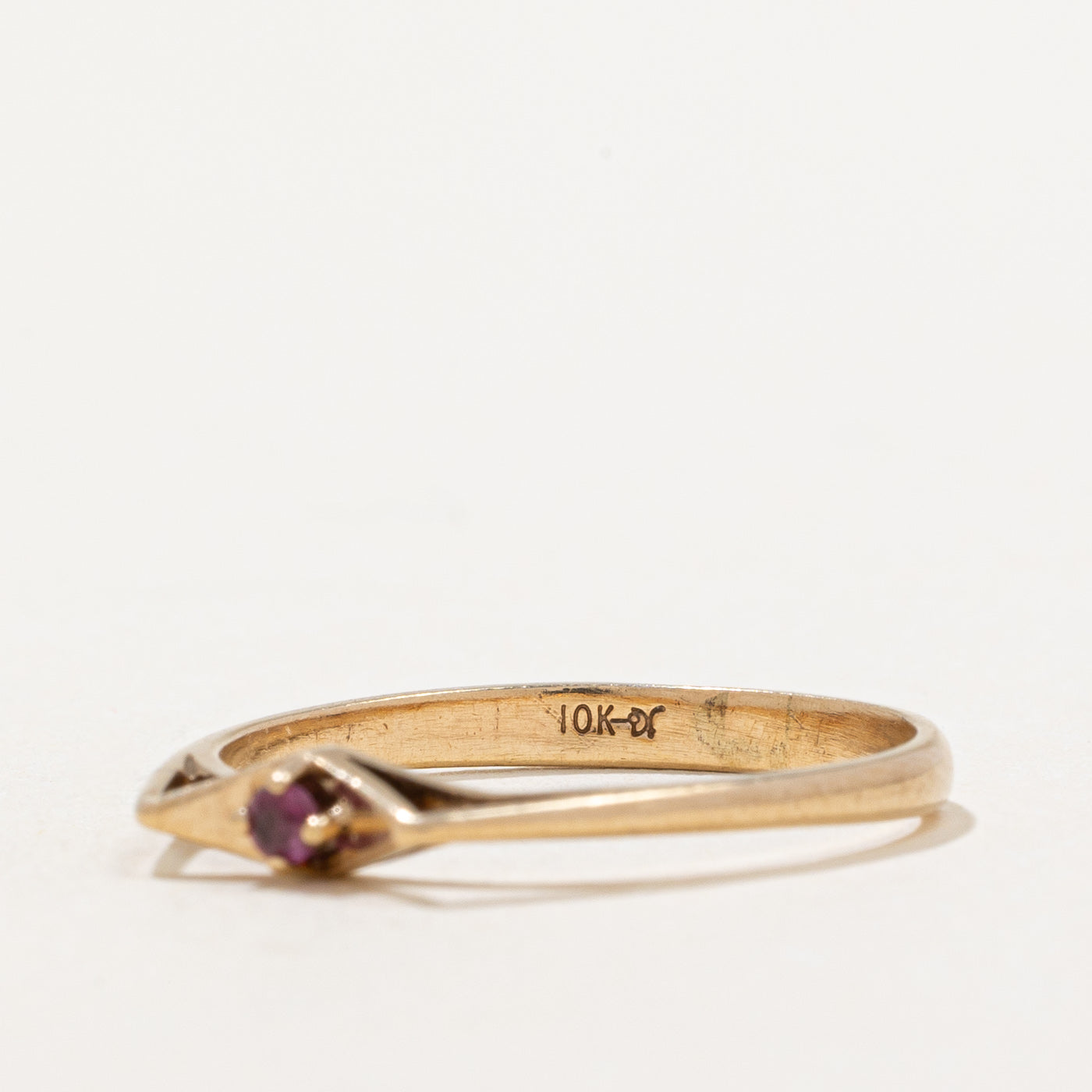 Bague rubis | 0,04 ct | Taille 6,75 |