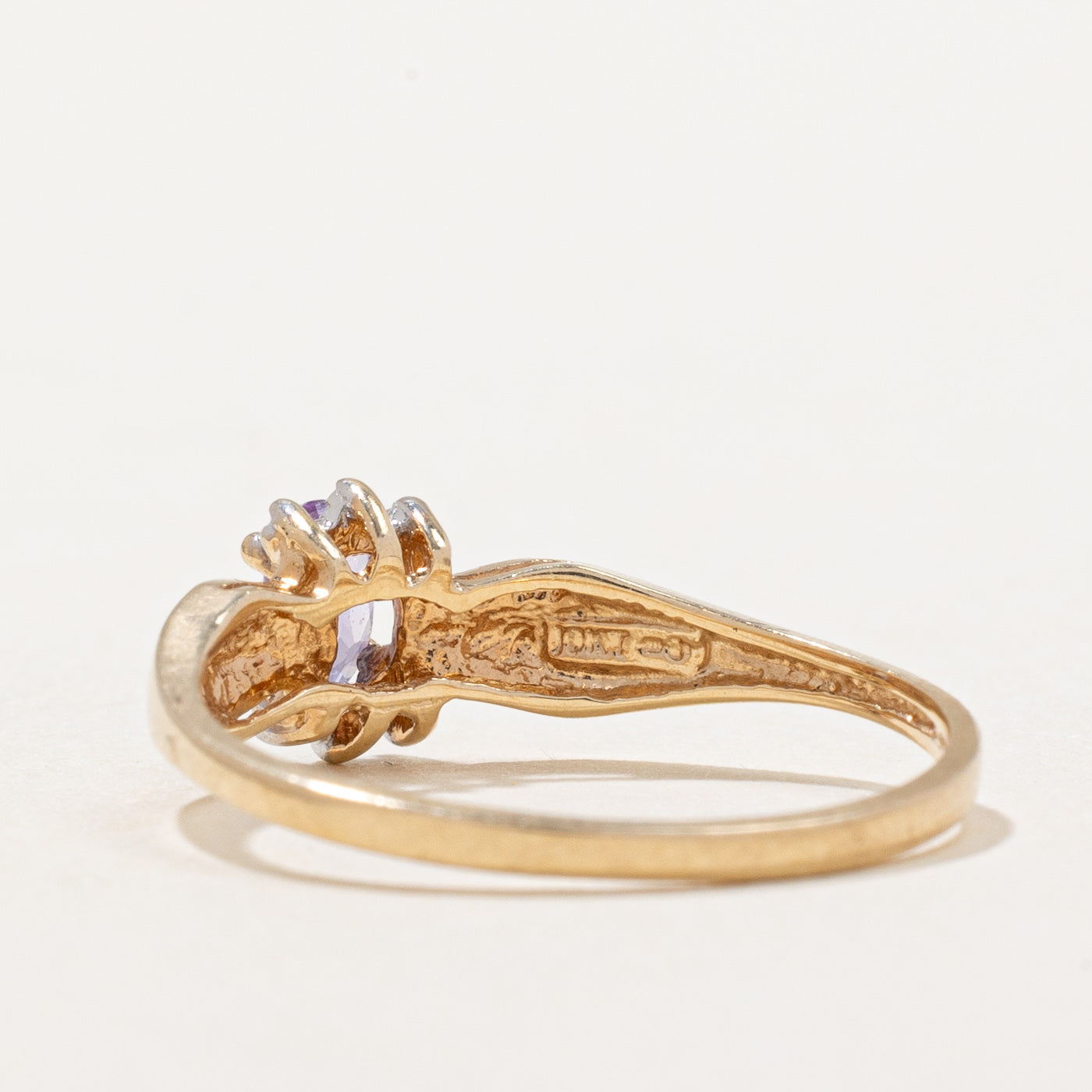 Bague en améthyste | 0,16 ct | Taille 7,75 |