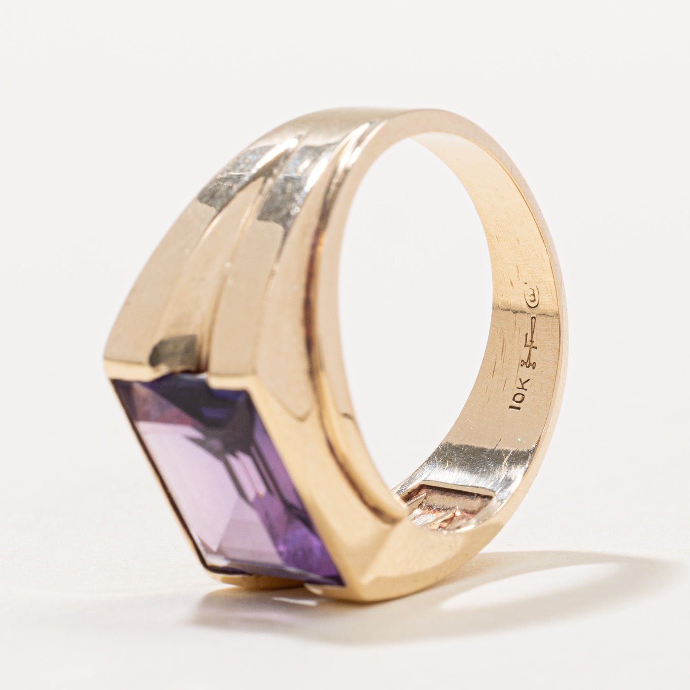 Synthetic Purple Sapphire Cocktail Ring | 5.00ct | SZ 9 |