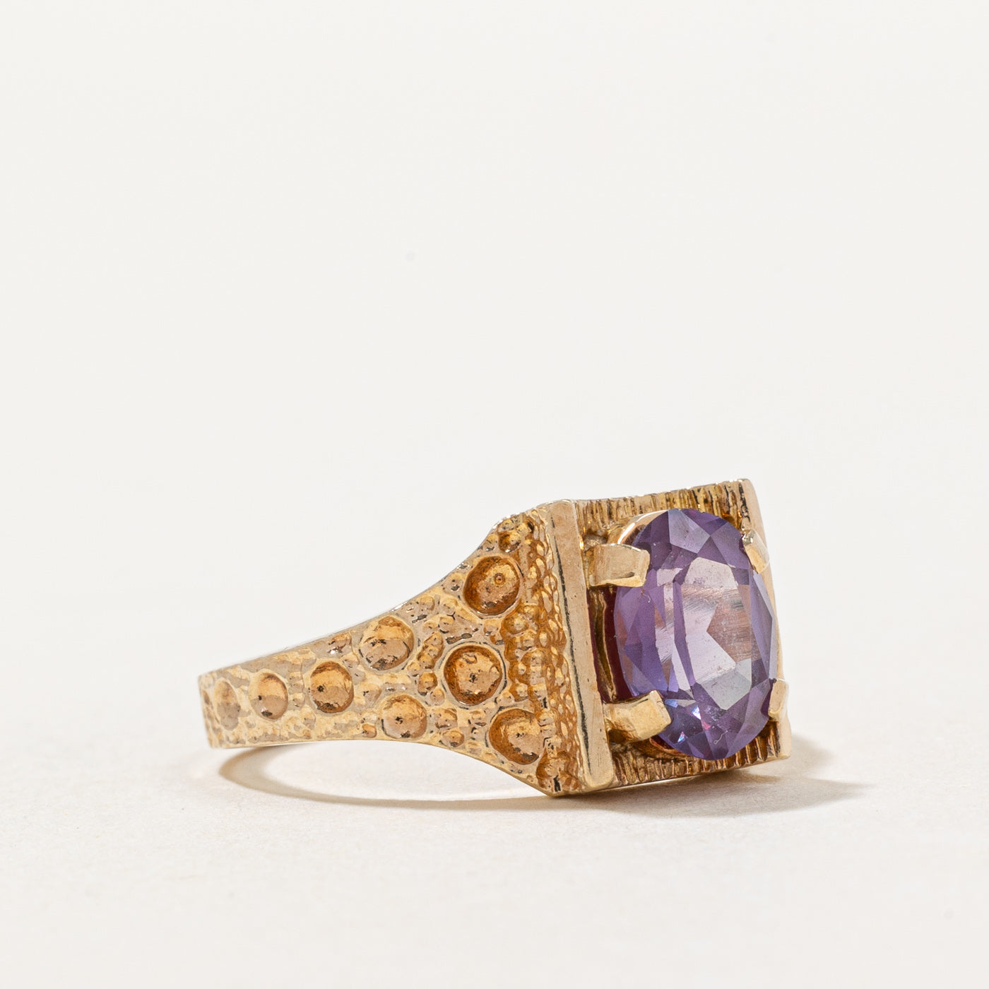 Synthetic Colour Change Sapphire Ring | 1.50ct | SZ 5.5 |