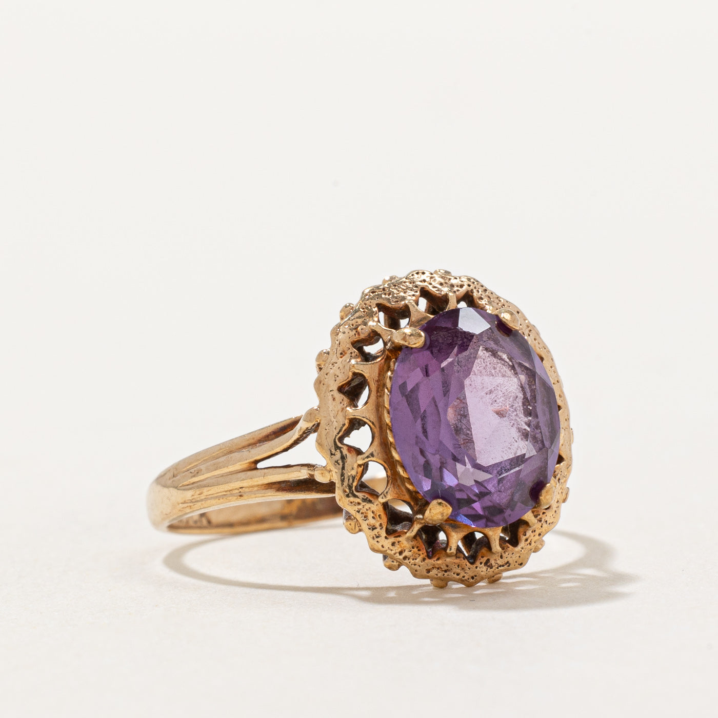 Synthetic Colour Change Sapphire Ring | 2.72ct | SZ 7 |