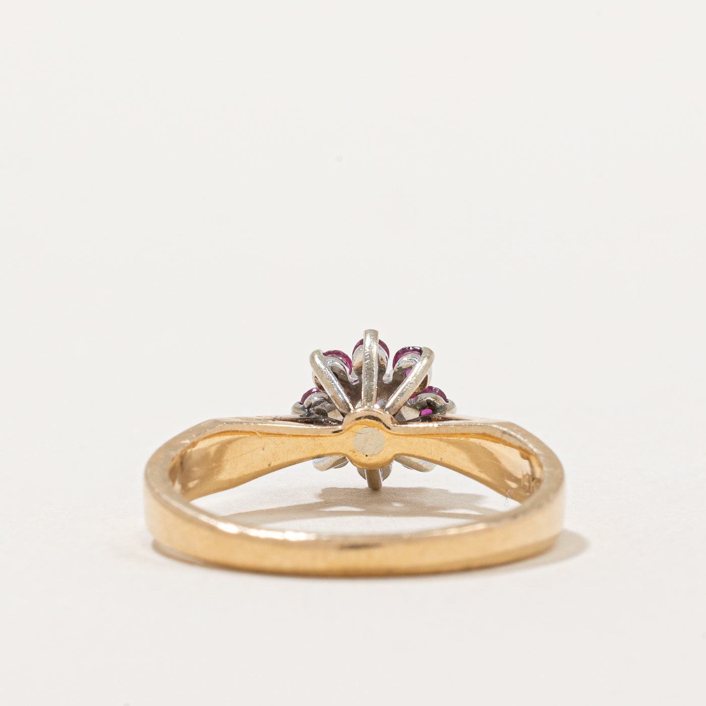 Ruby Halo & Diamond Ring | 0.30ctw, 0.06ct | SZ 5.75 |