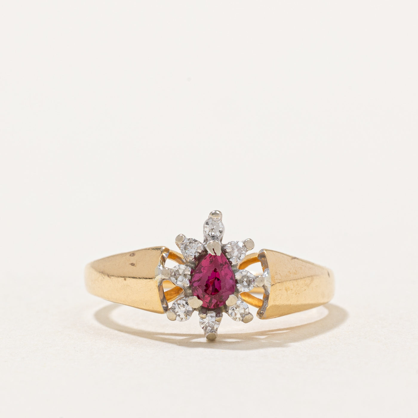 Ruby & Diamond Ring | 0.16ct, 0.12ctw | SZ 5.75 |