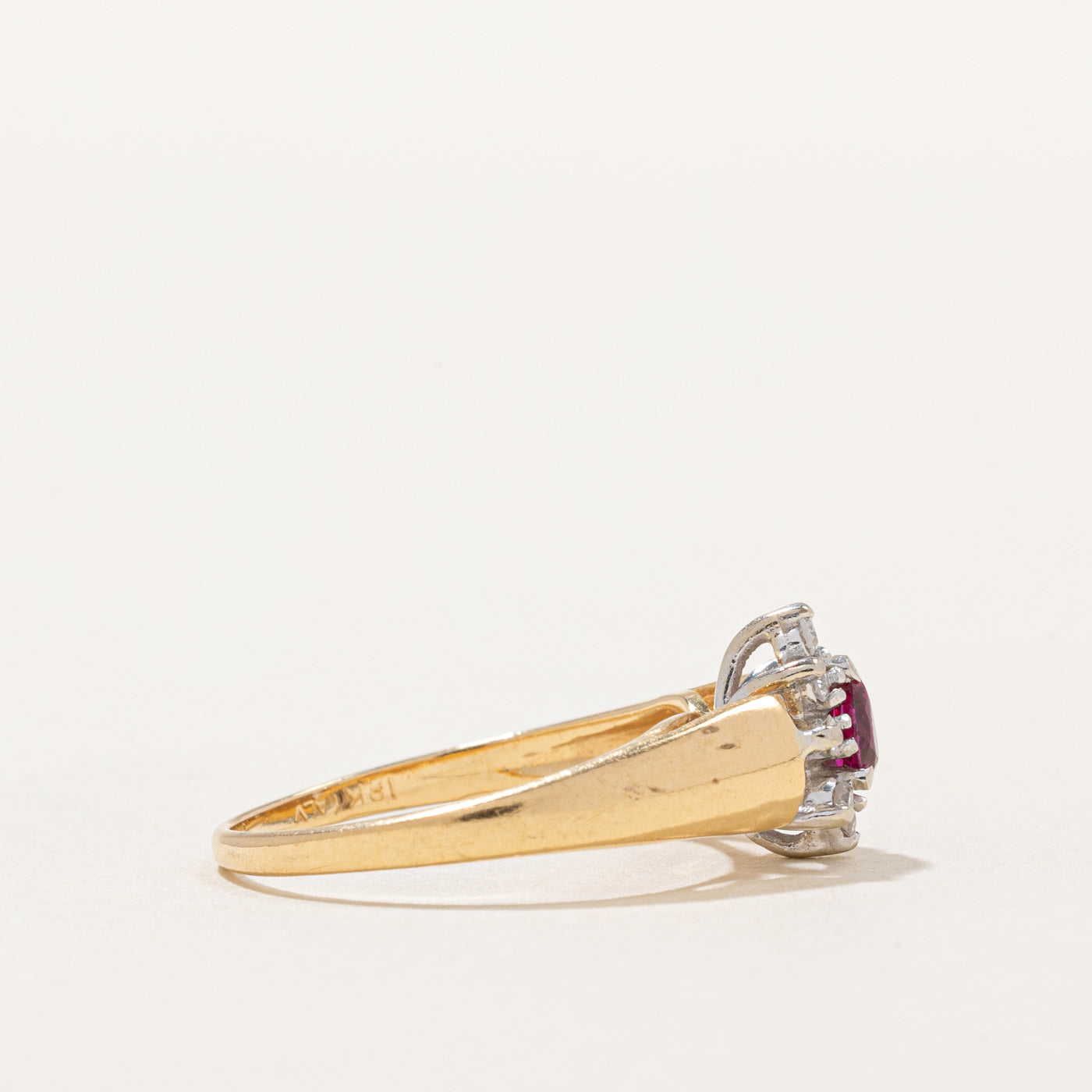 Ruby & Diamond Ring | 0.16ct, 0.12ctw | SZ 5.75 |