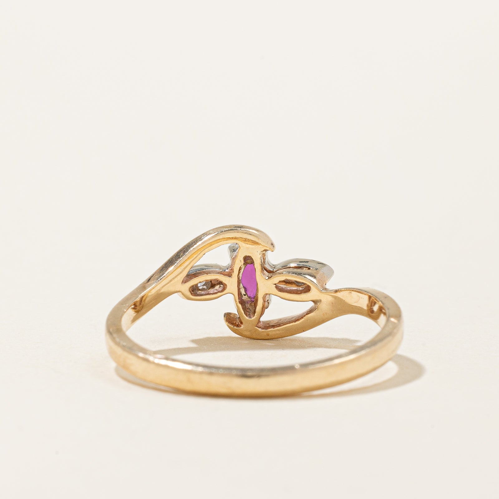 Ruby & Diamond Ring | 0.14ct, 0.03ctw | SZ 6.75 |
