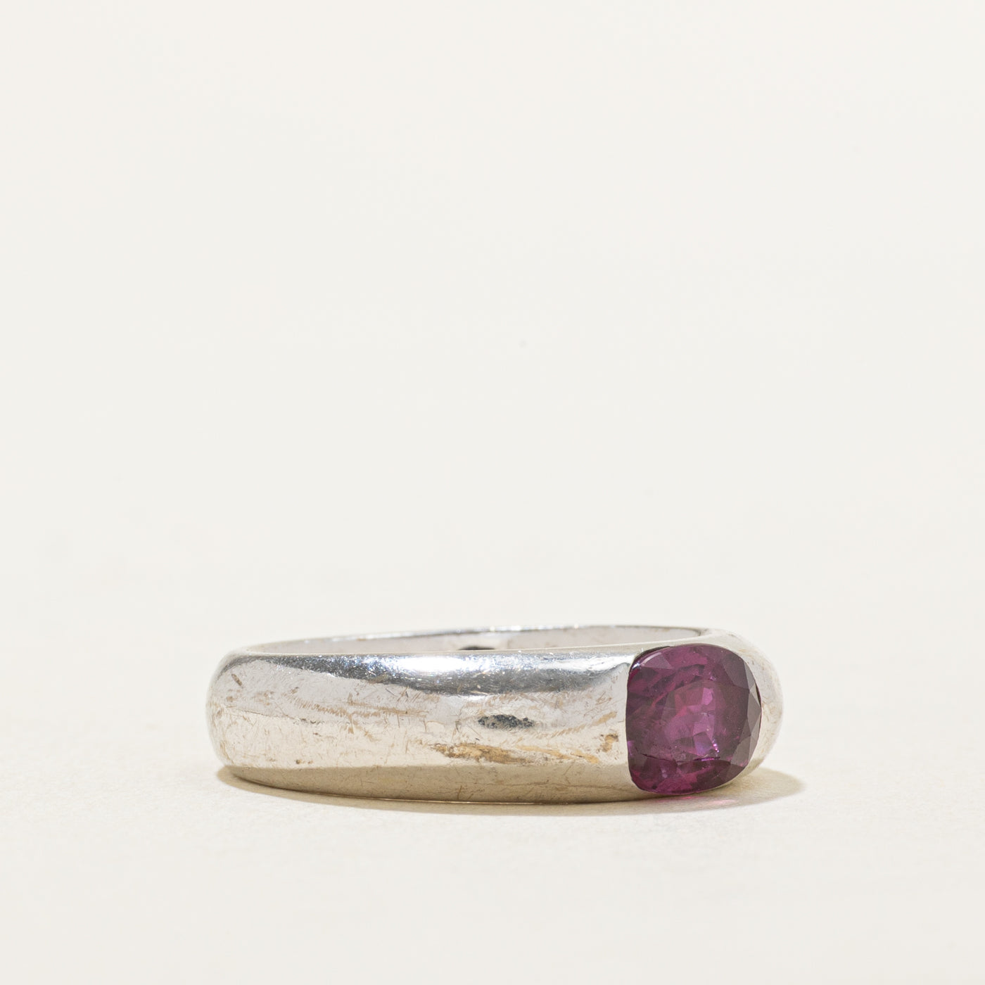 East West Solitaire Ruby Ring | 1.00ct | SZ 4.75 |